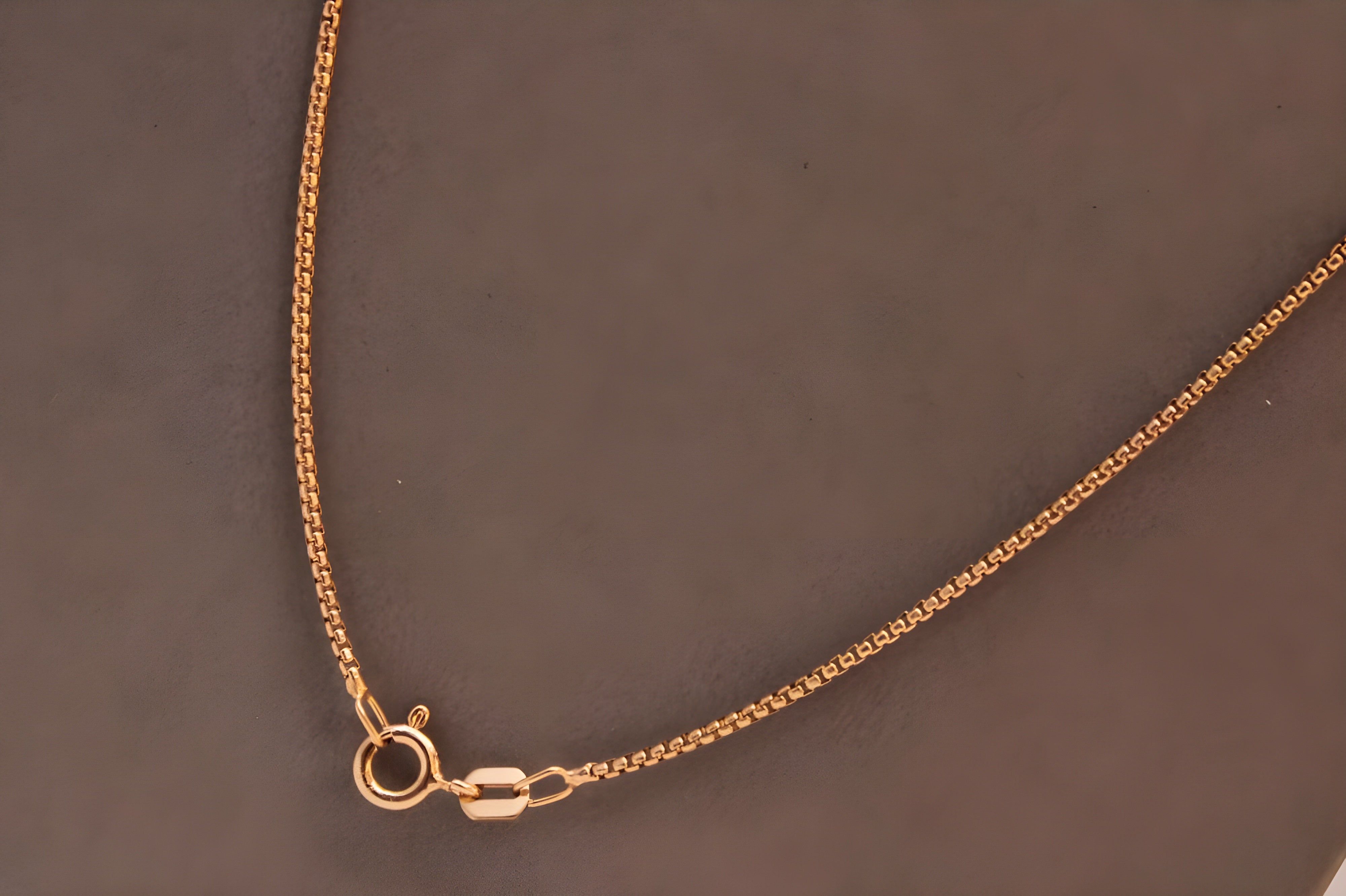 Rose Gold Venetian Box Chain