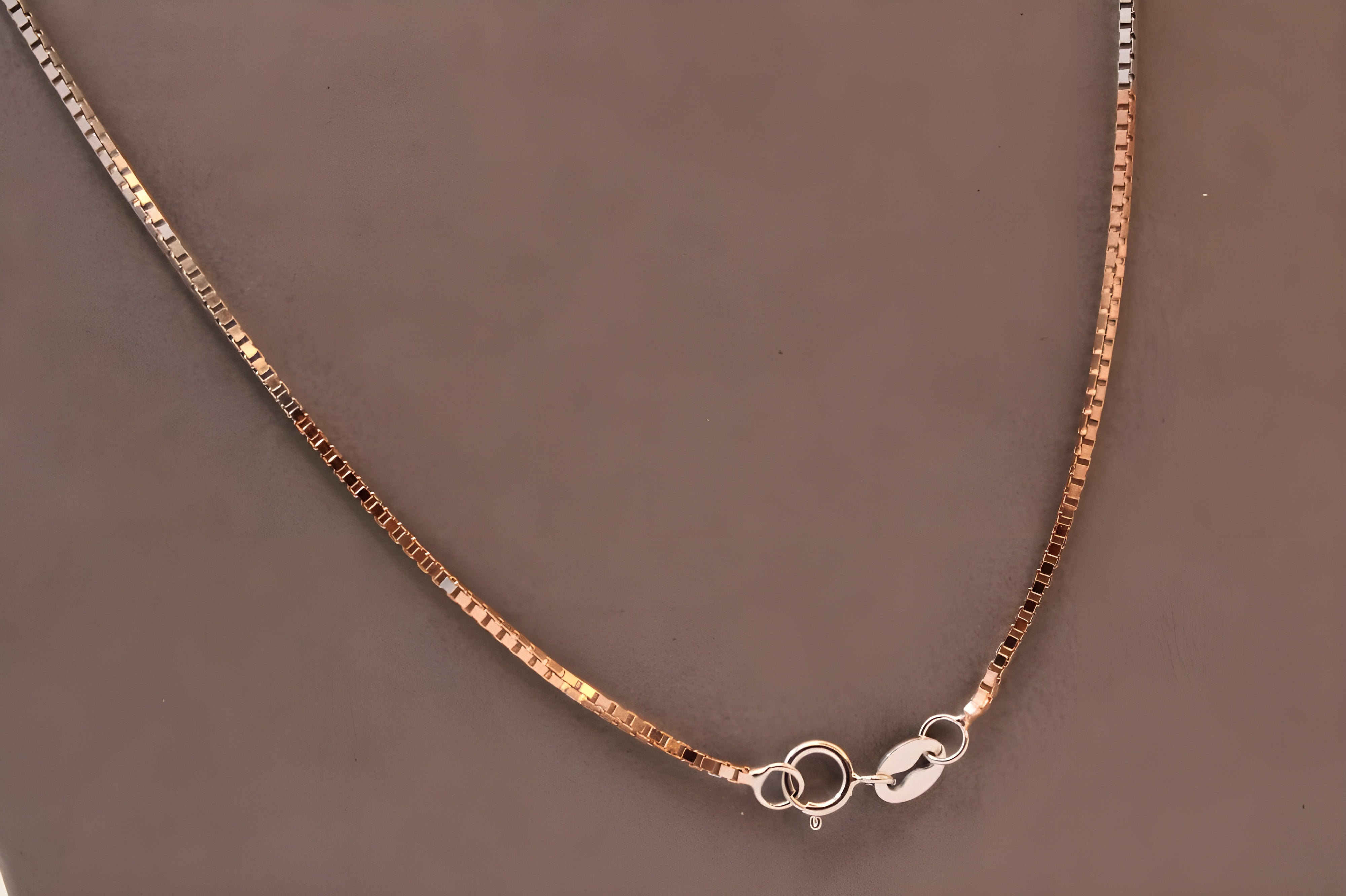 Rose Gold Box Chain