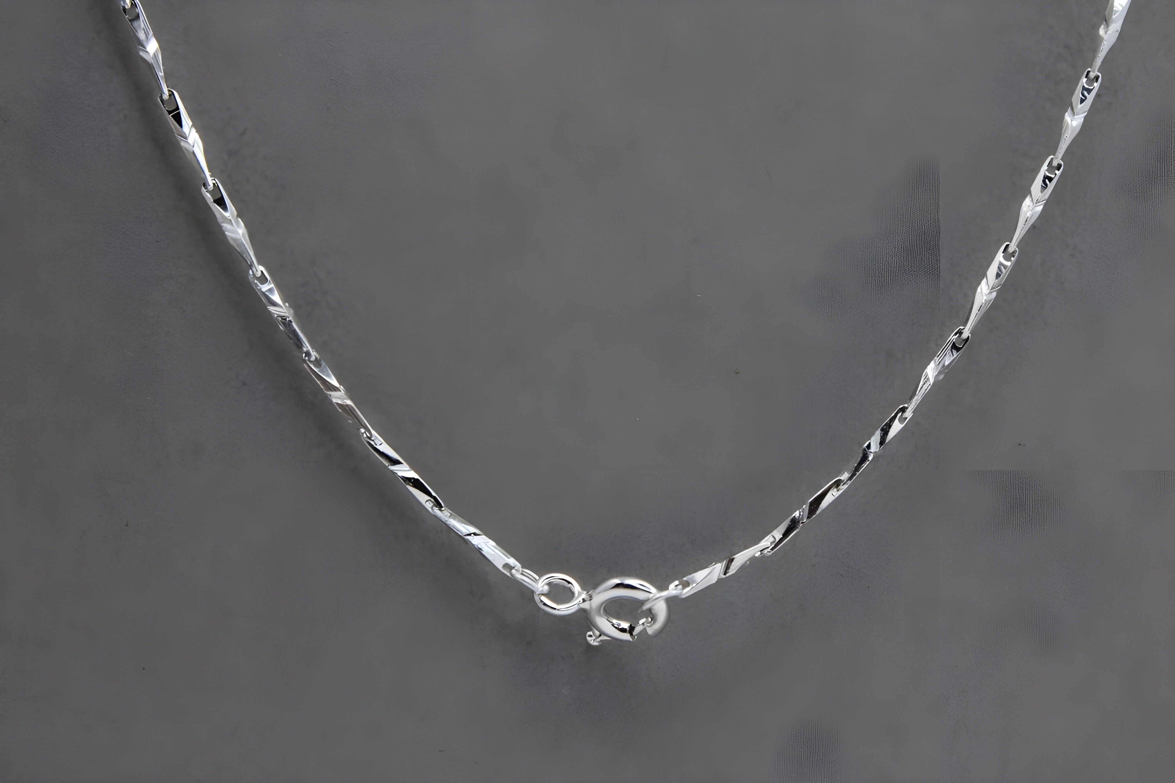 Sterling Silver Twisted Herringbone Snake Chain