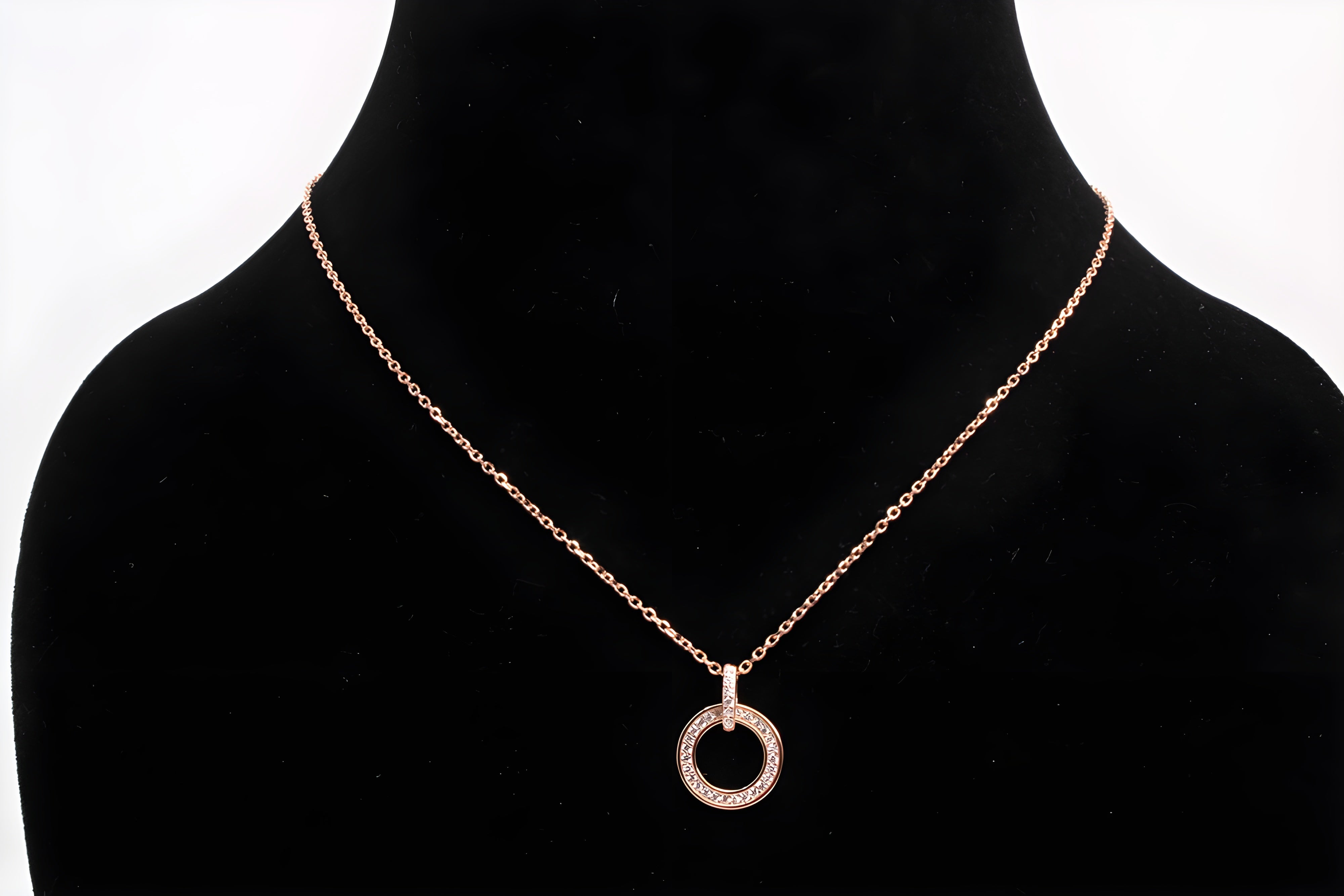 Timeless Elegance Sterling Silver with Copper-Gold Colour Pendant