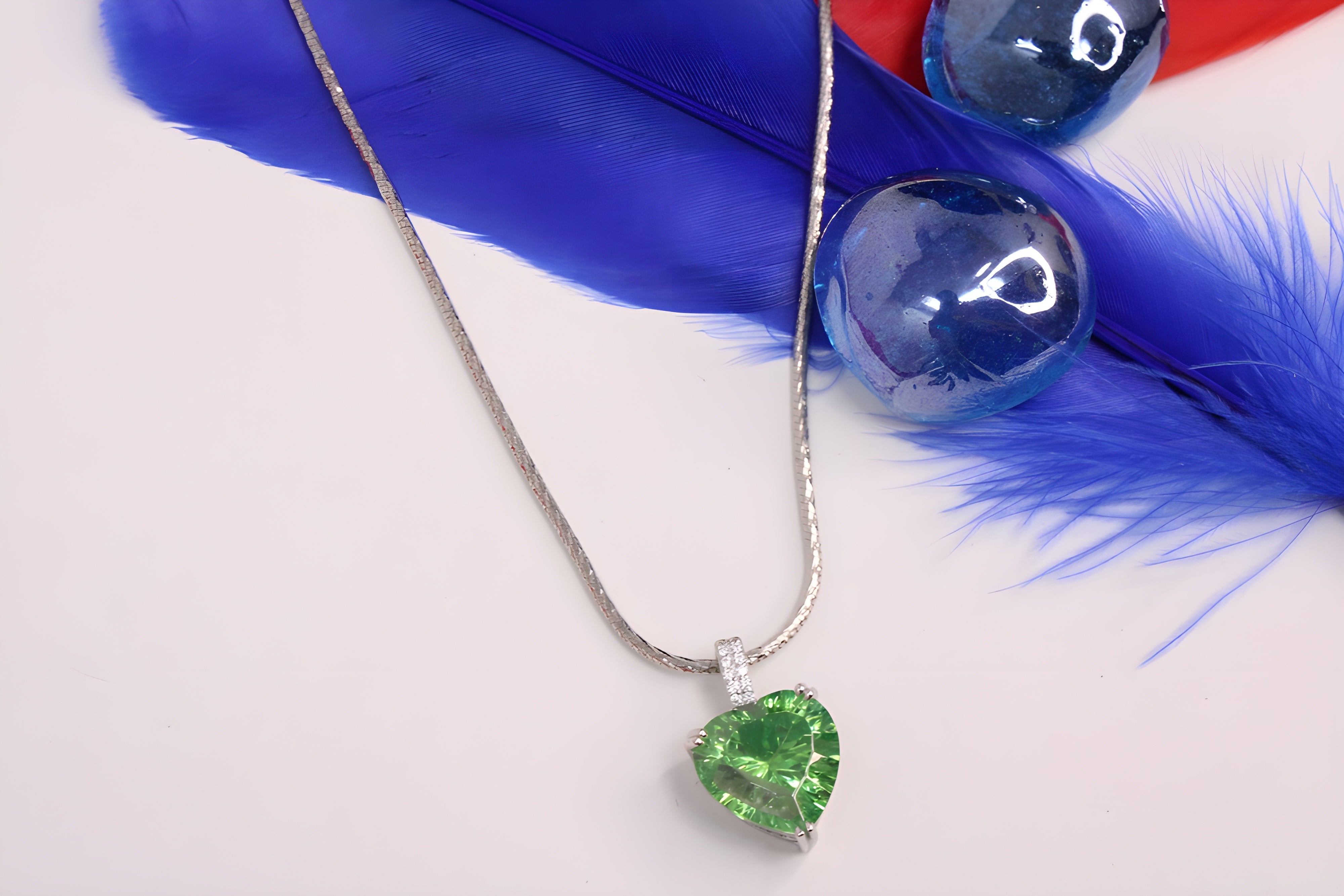Enchanted Emerald Heart Pendant