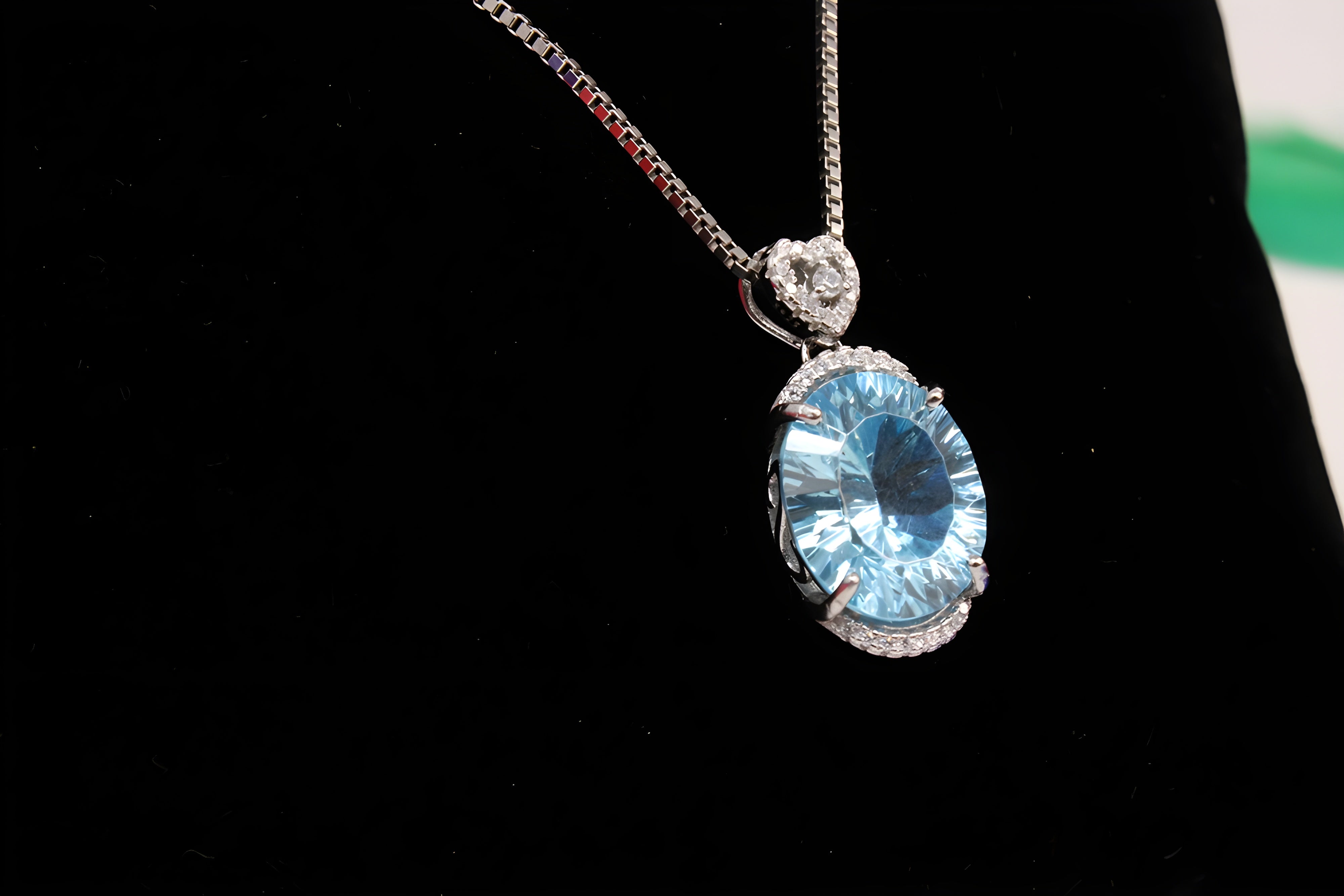 Sterling Serenity Oval Pendant