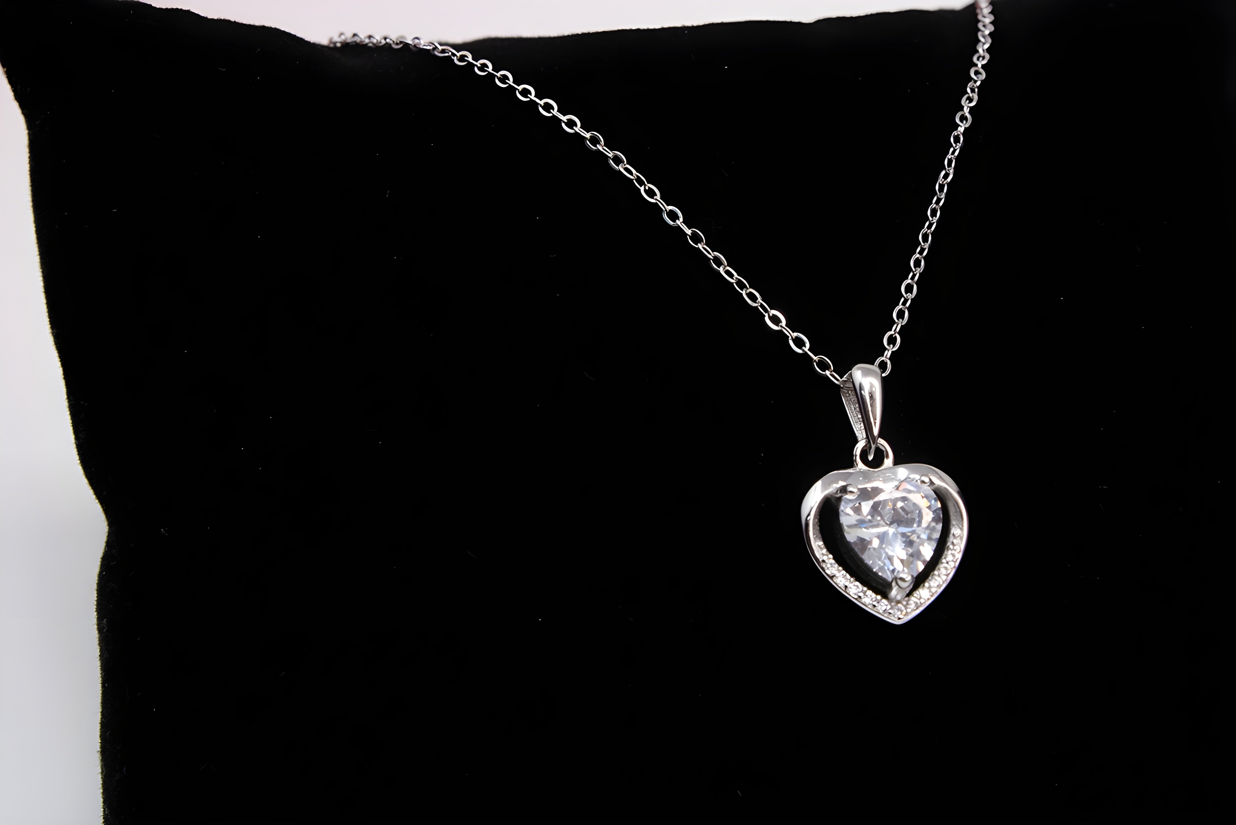 Sterling Silver Heartbeat Pendant