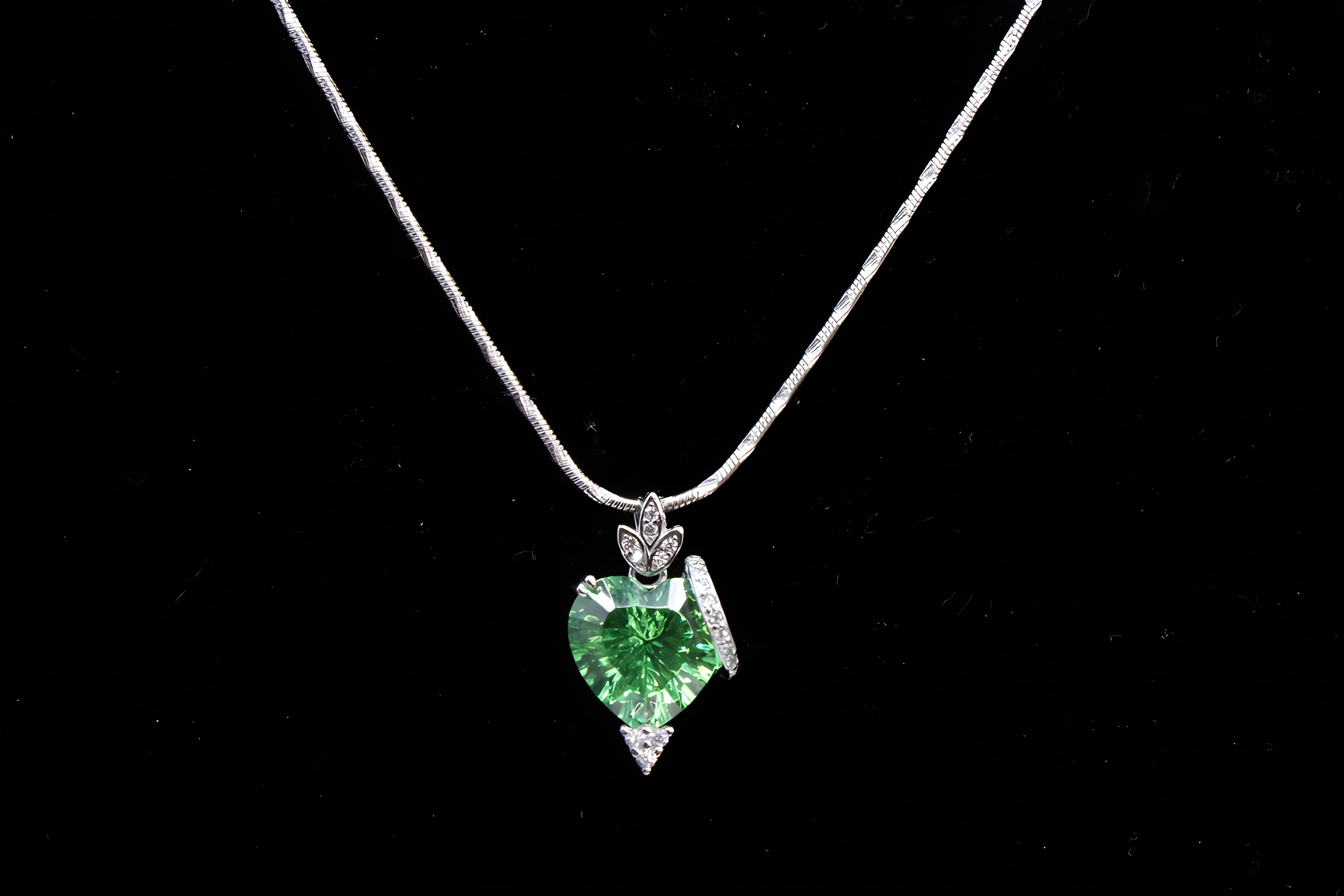 Sterling Silver Enchanted Heart Pendant