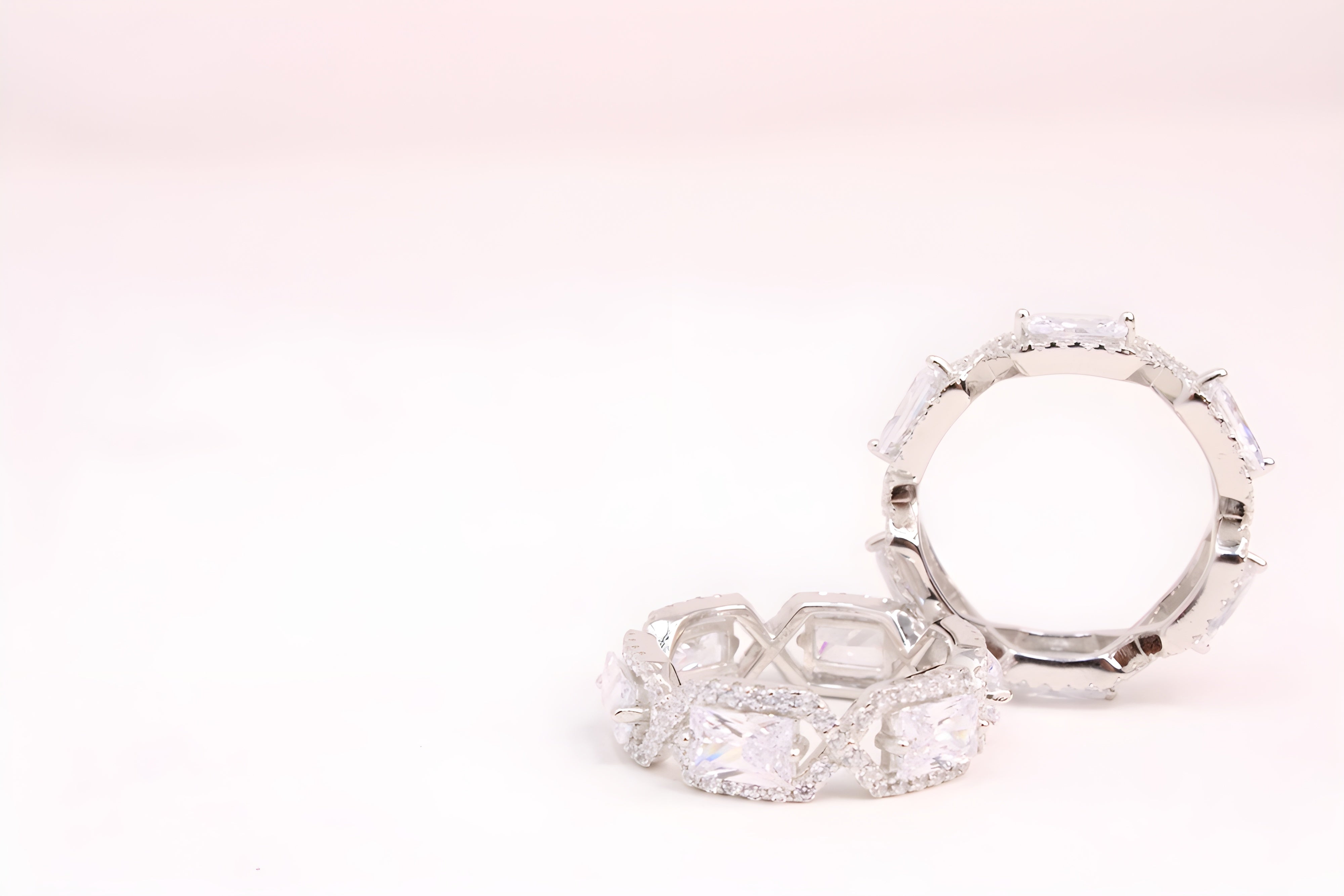 Sterling Silver Swarovski Crystal Radiance Ring