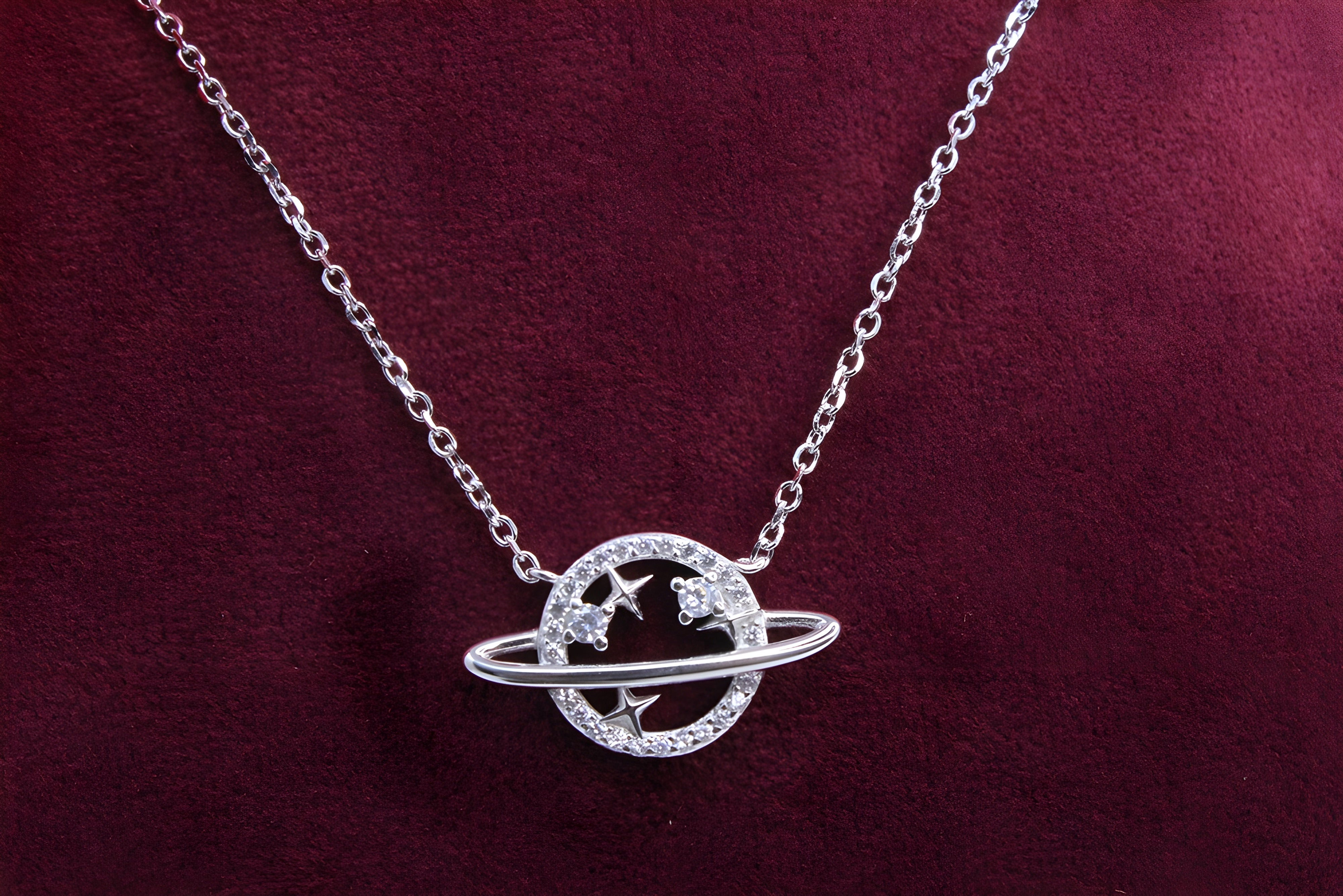 Celestial Glow 92.5 Sterling Silver VeeLux Premium Pendant