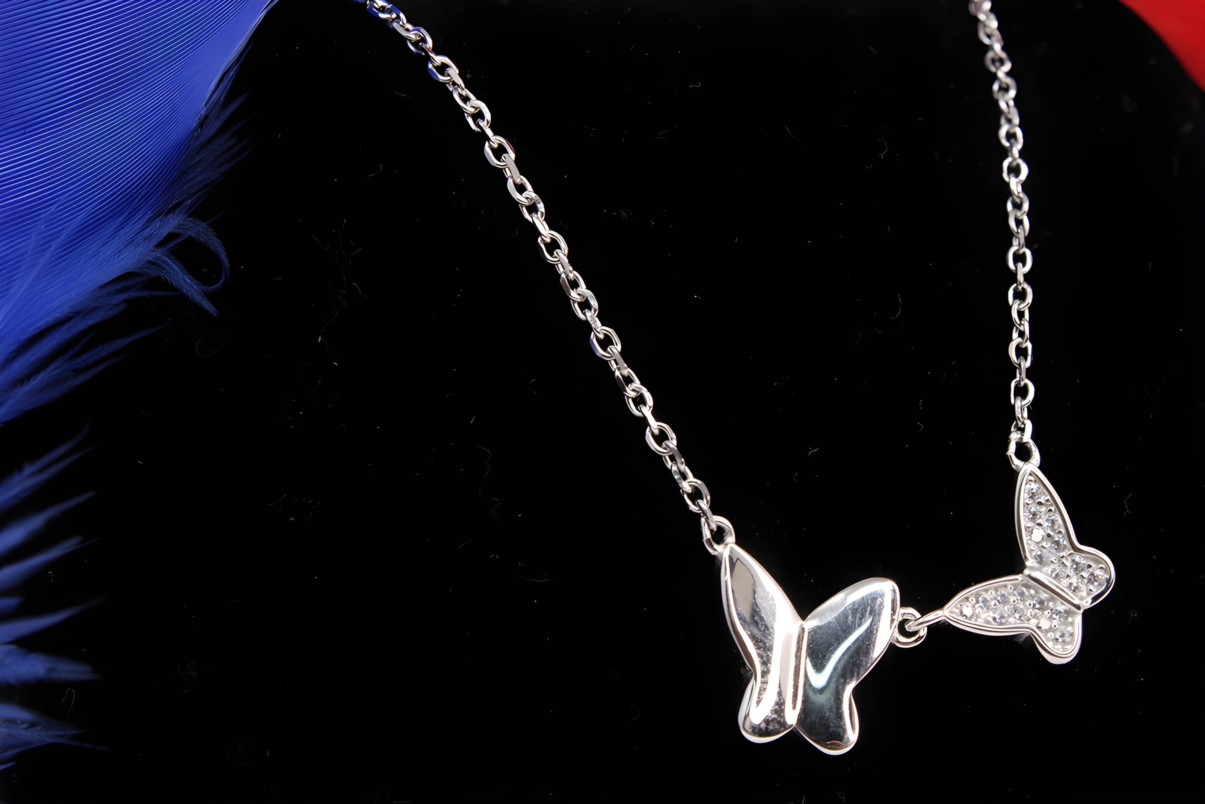 Butterfly Bliss 92.5 Sterling Silver VeeLux Premium Pendant