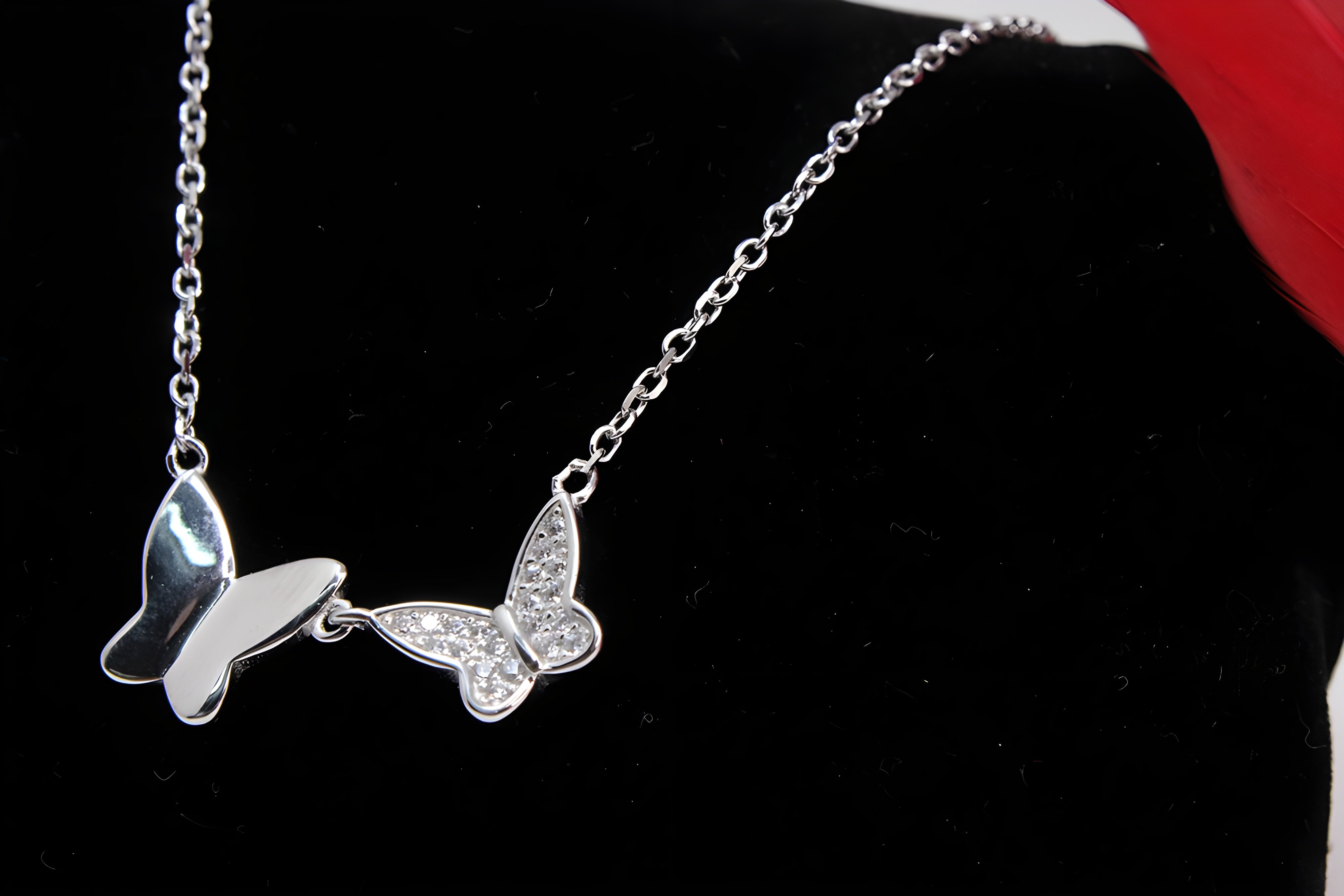 Butterfly Bliss 92.5 Sterling Silver VeeLux Premium Pendant