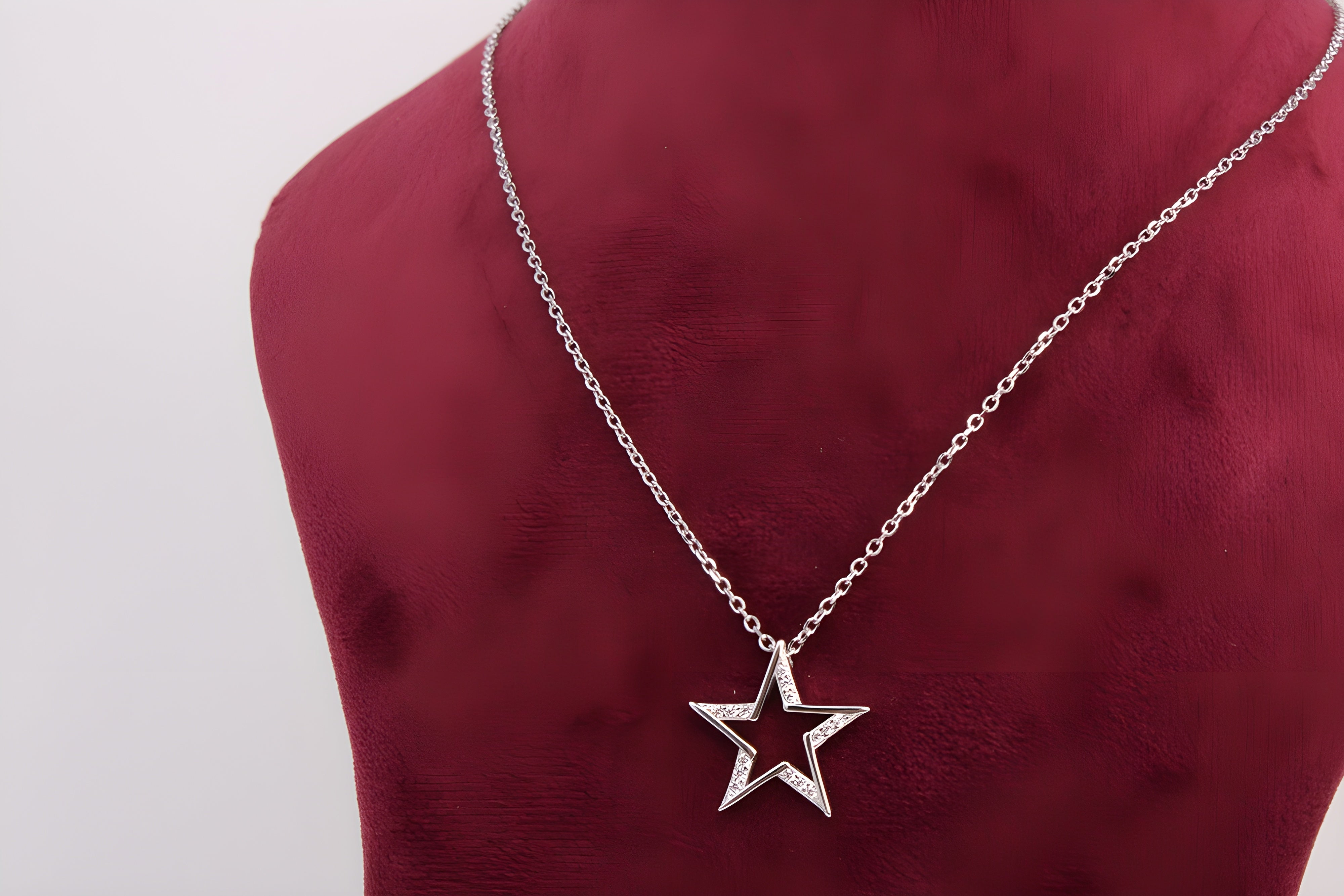 Stellar Sparkle 92.5 Sterling Silver VeeLux Premium Pendant