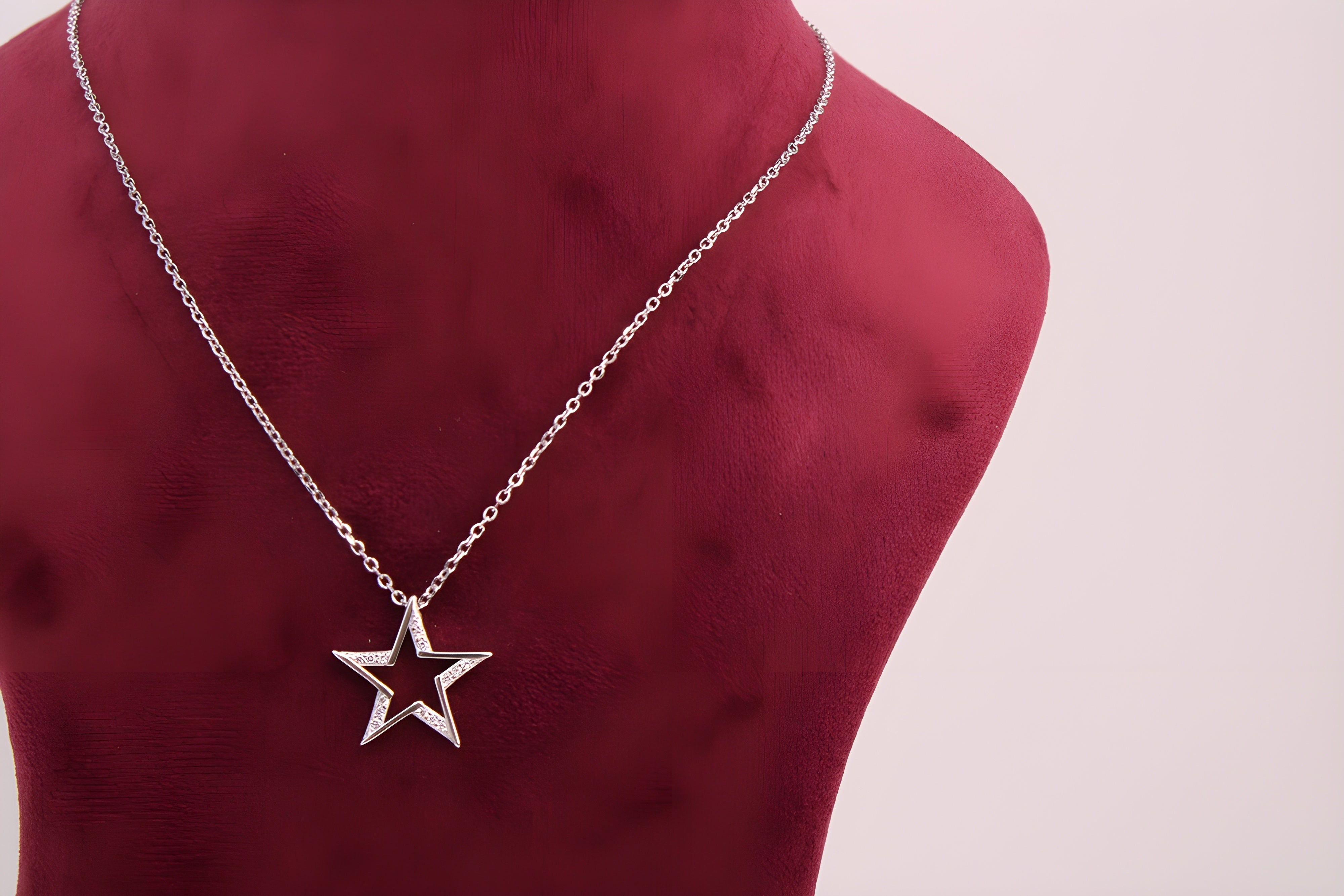 Stellar Sparkle 92.5 Sterling Silver VeeLux Premium Pendant