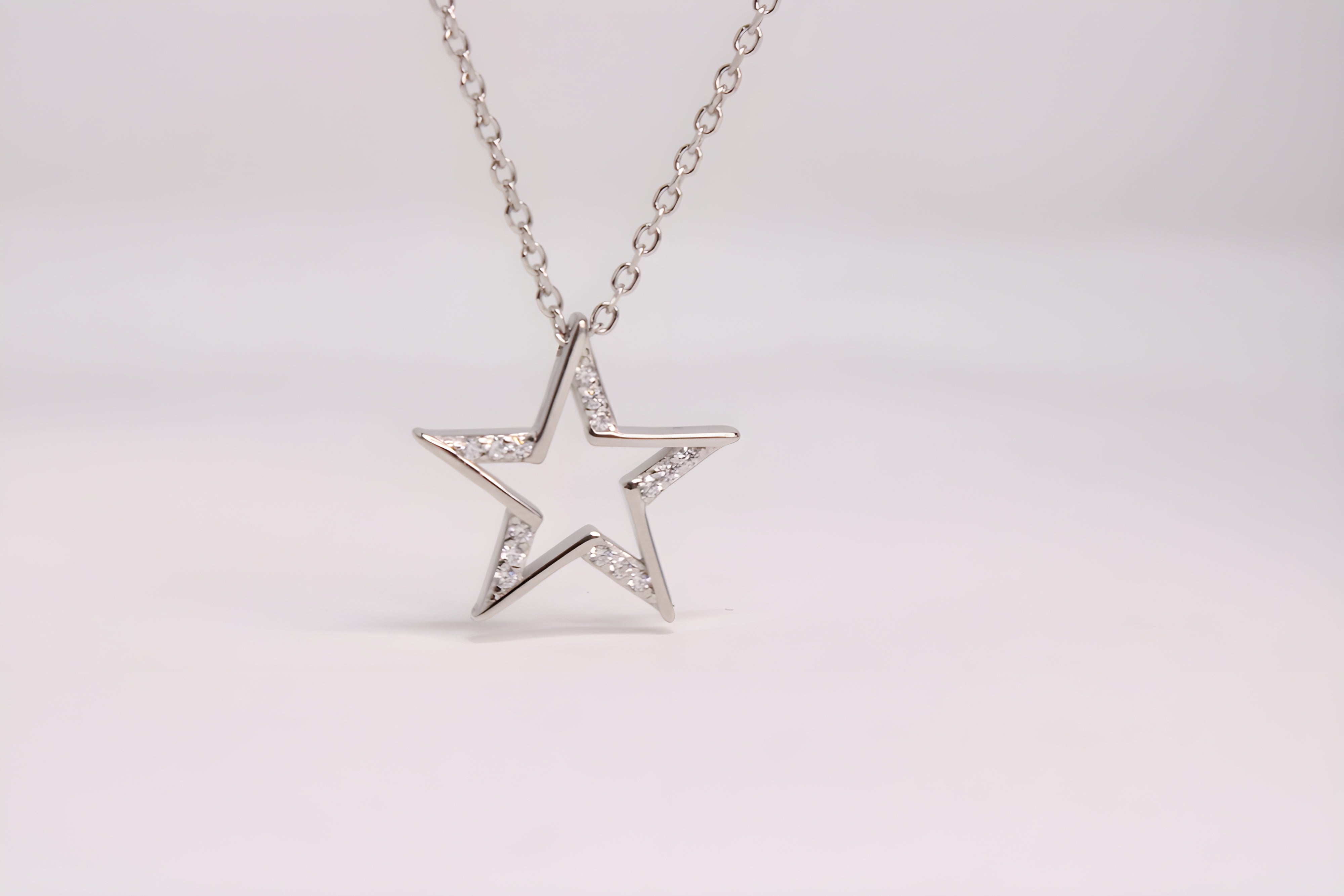 Stellar Sparkle 92.5 Sterling Silver VeeLux Premium Pendant