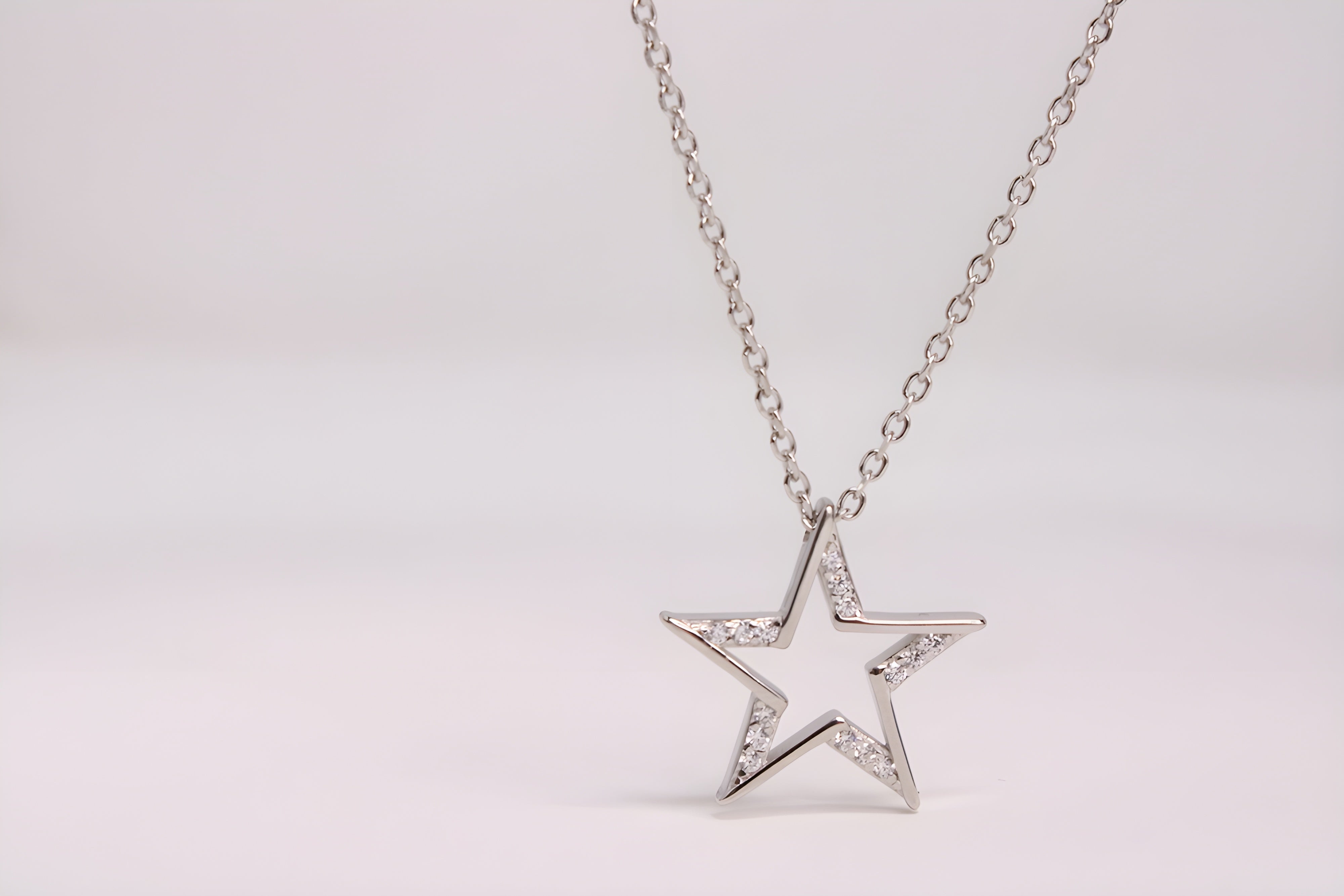 Stellar Sparkle 92.5 Sterling Silver VeeLux Premium Pendant