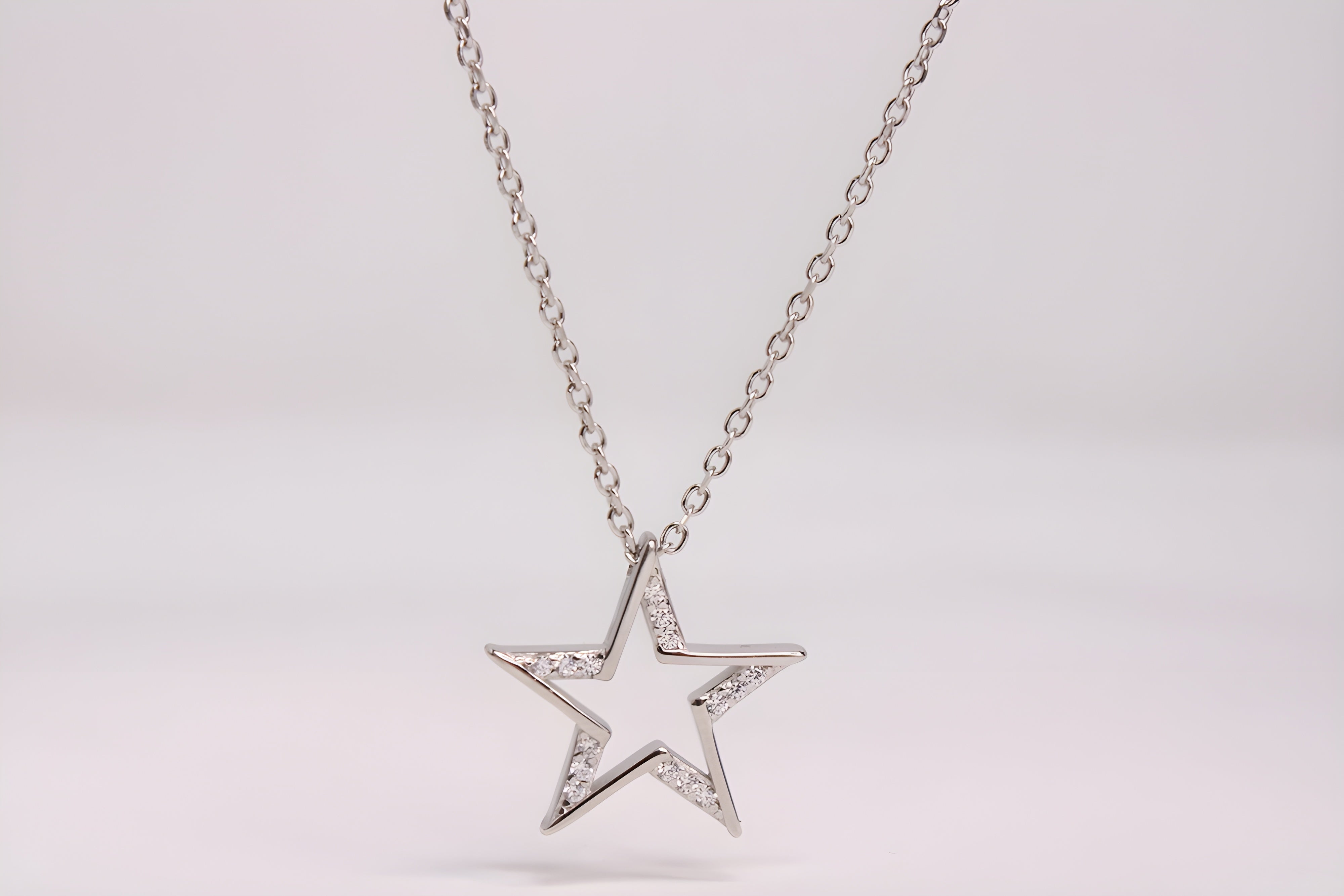 Stellar Sparkle 92.5 Sterling Silver VeeLux Premium Pendant