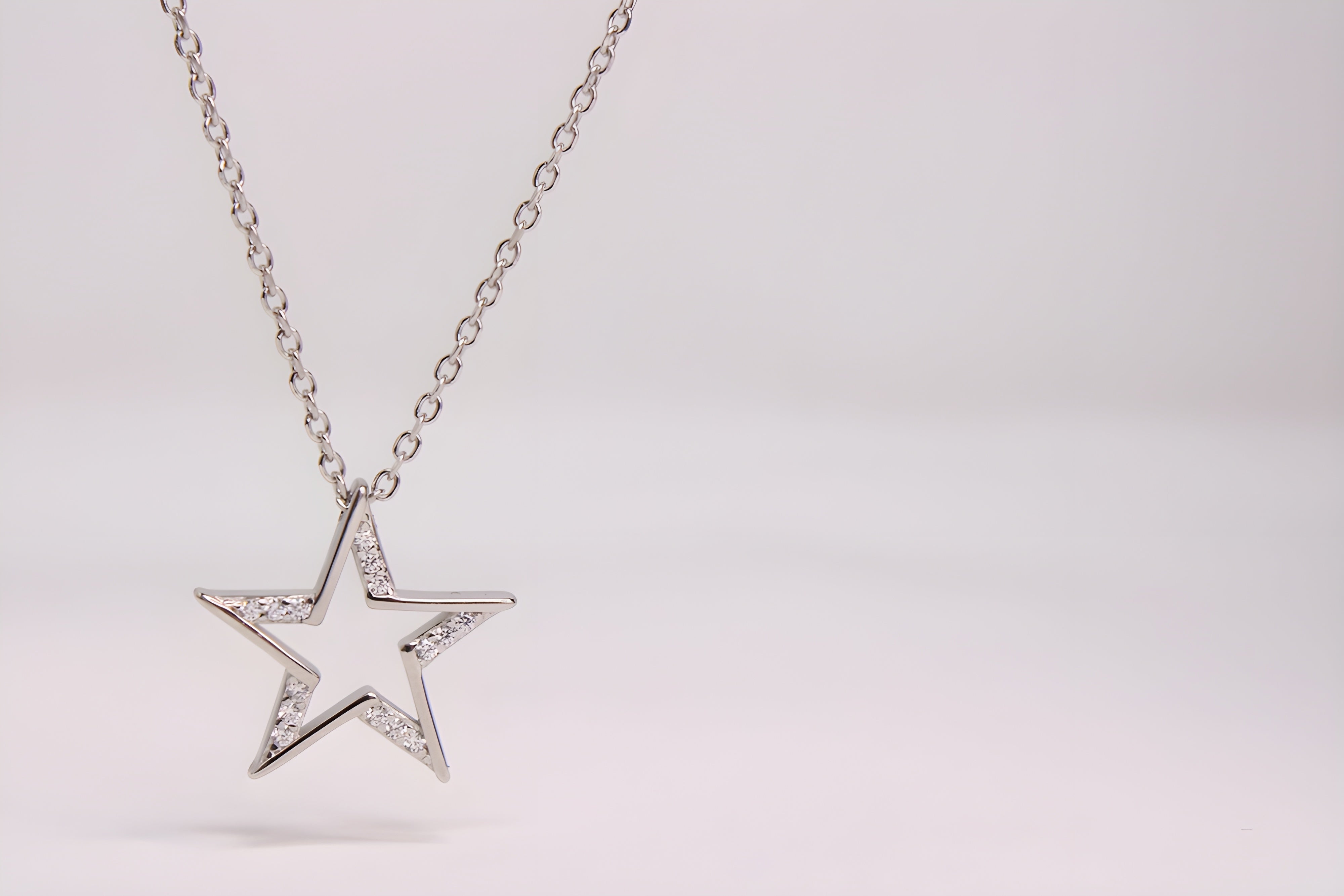 Stellar Sparkle 92.5 Sterling Silver VeeLux Premium Pendant