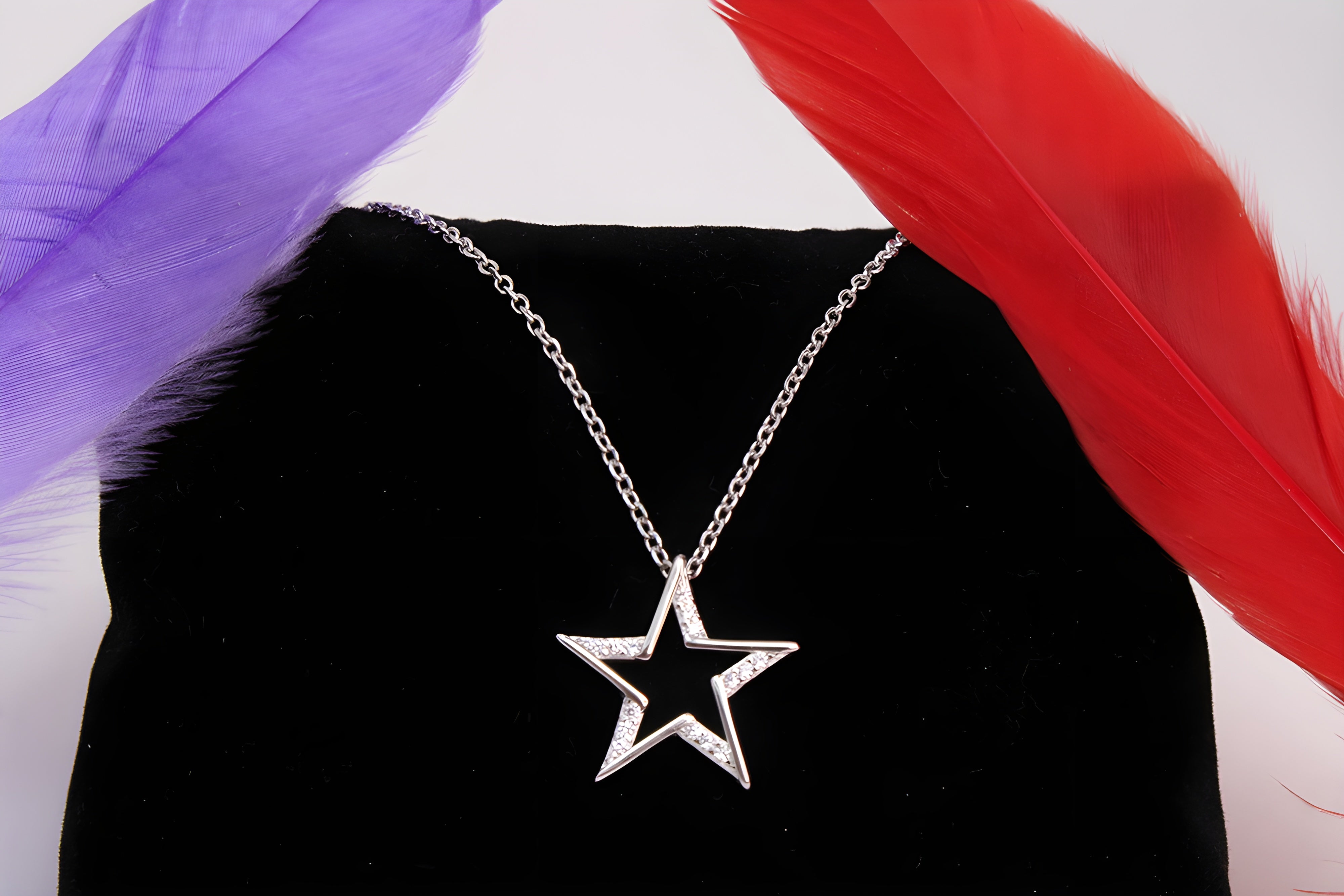 Stellar Sparkle 92.5 Sterling Silver VeeLux Premium Pendant