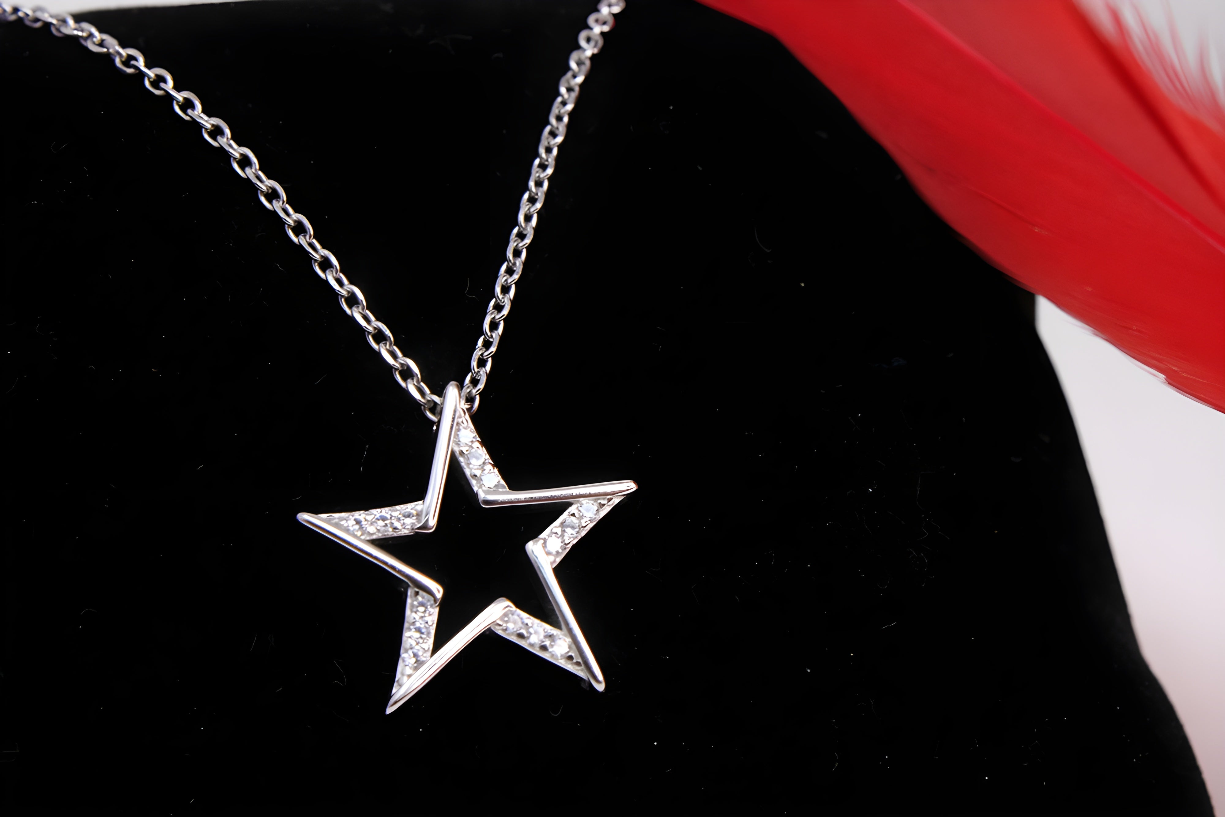 Stellar Sparkle 92.5 Sterling Silver VeeLux Premium Pendant