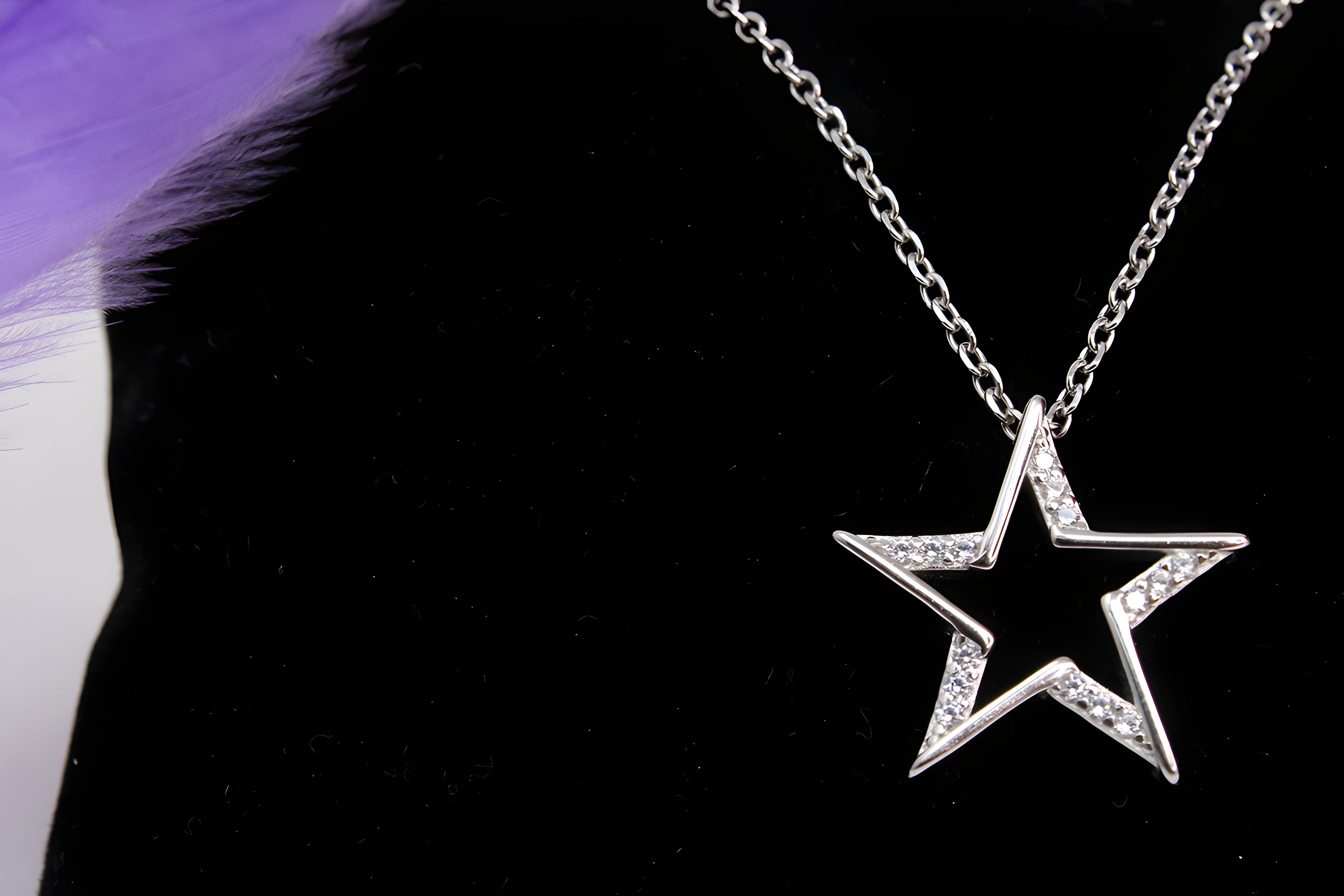 Stellar Sparkle 92.5 Sterling Silver VeeLux Premium Pendant