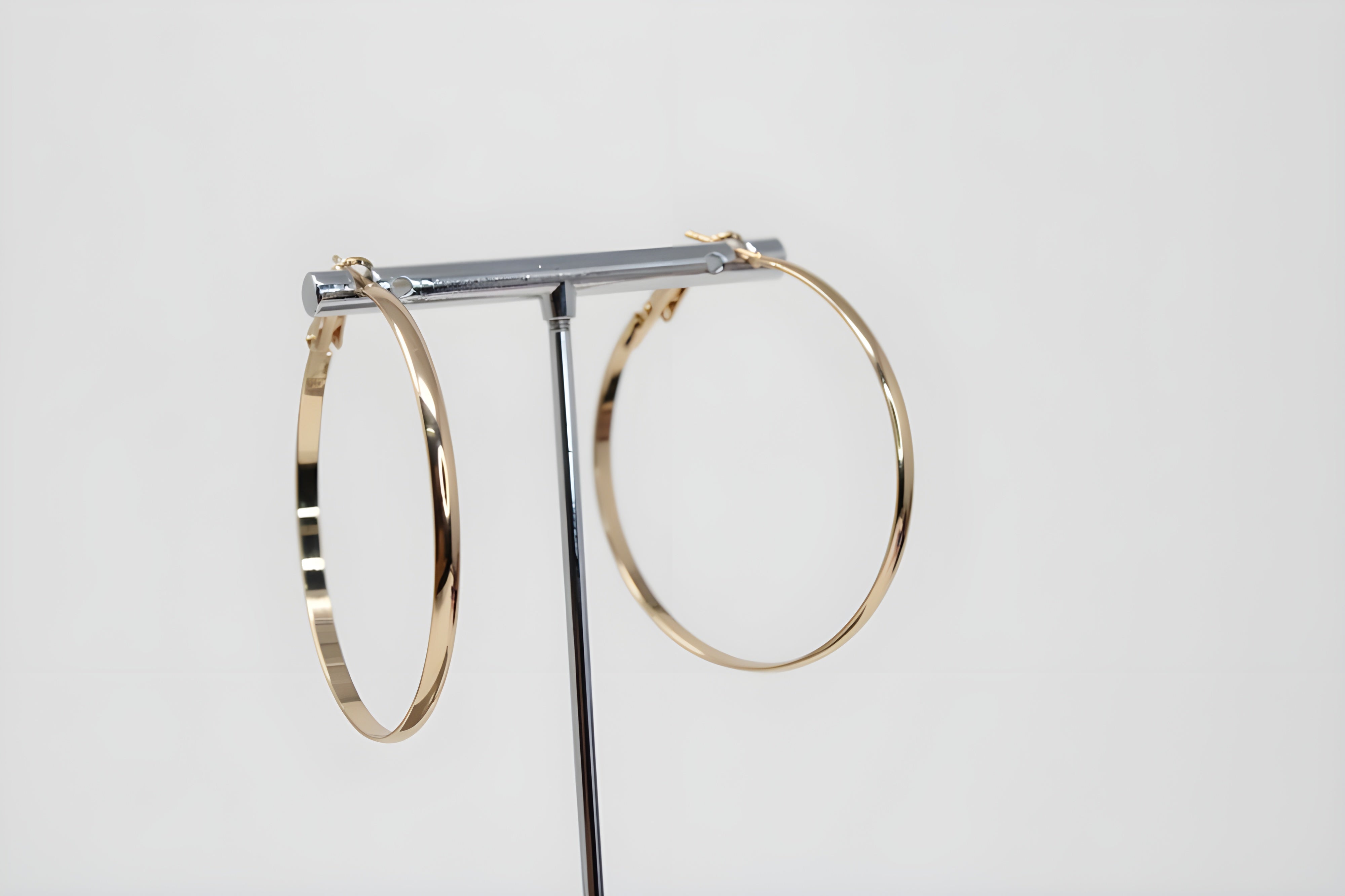 Spring Kiss Golden Hoop Earrings