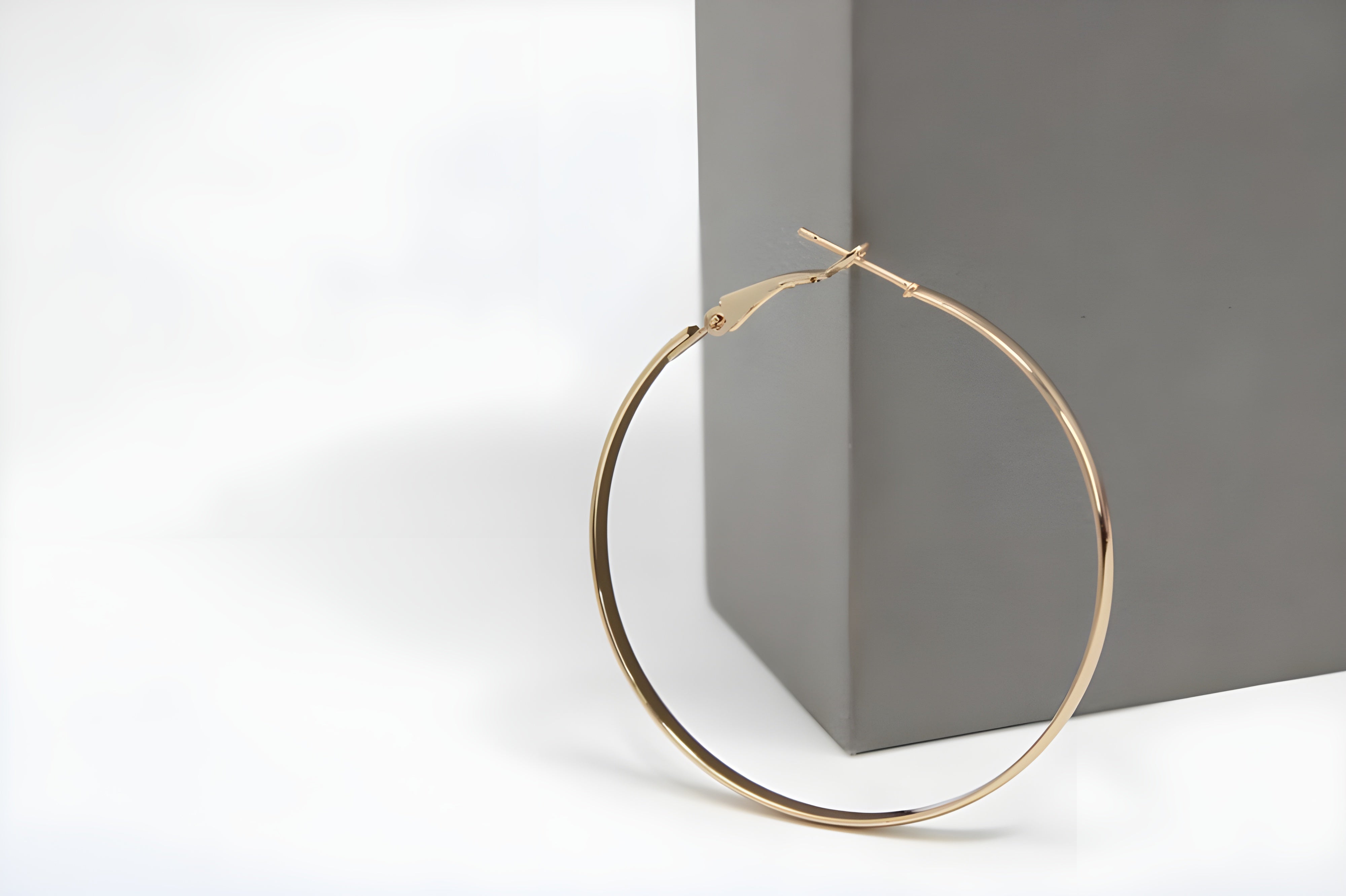 Spring Kiss Golden Hoop Earrings