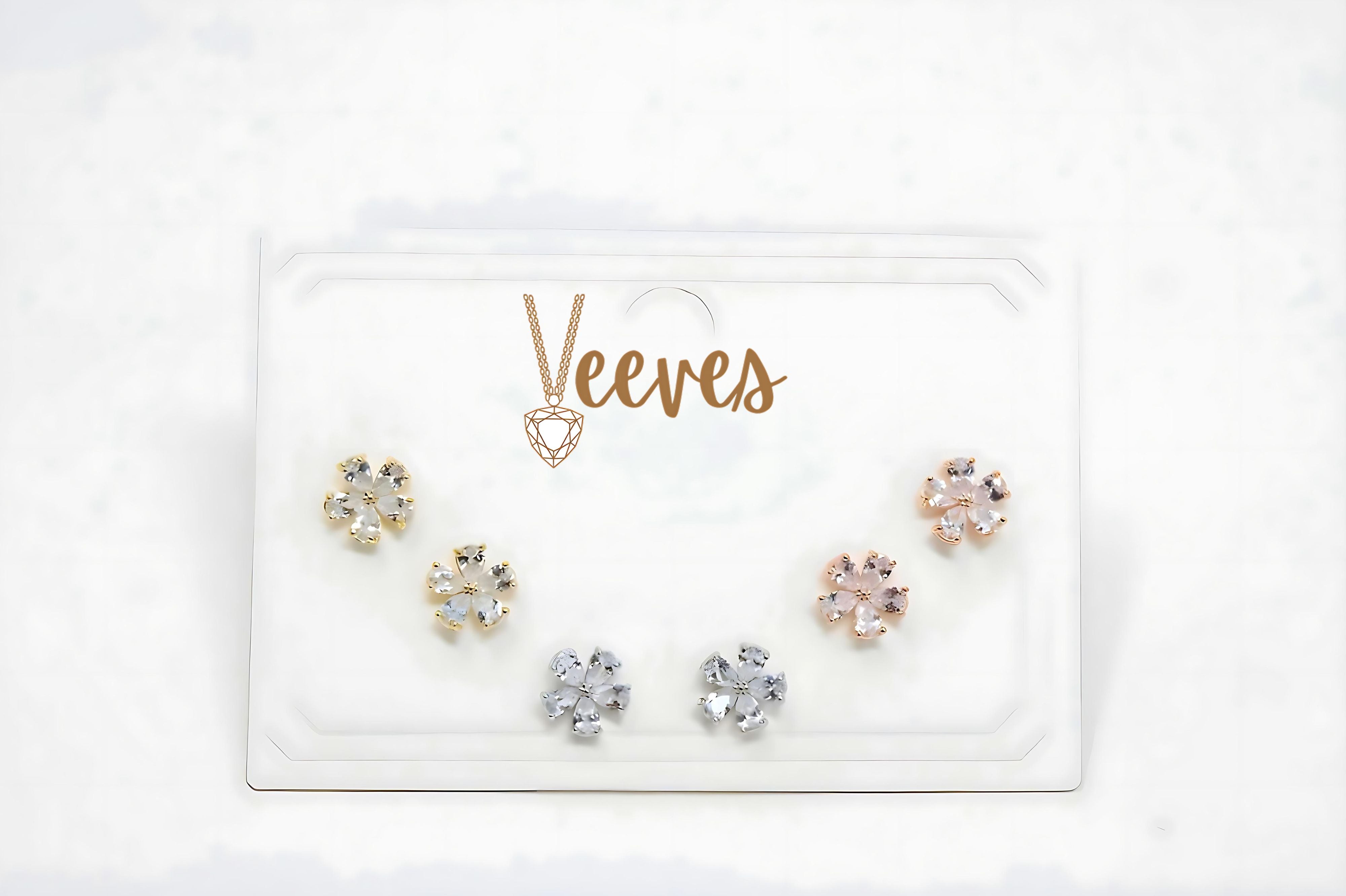 Three-Tone Treat: Rose Gold, Silver & Gold Stud Earring Set