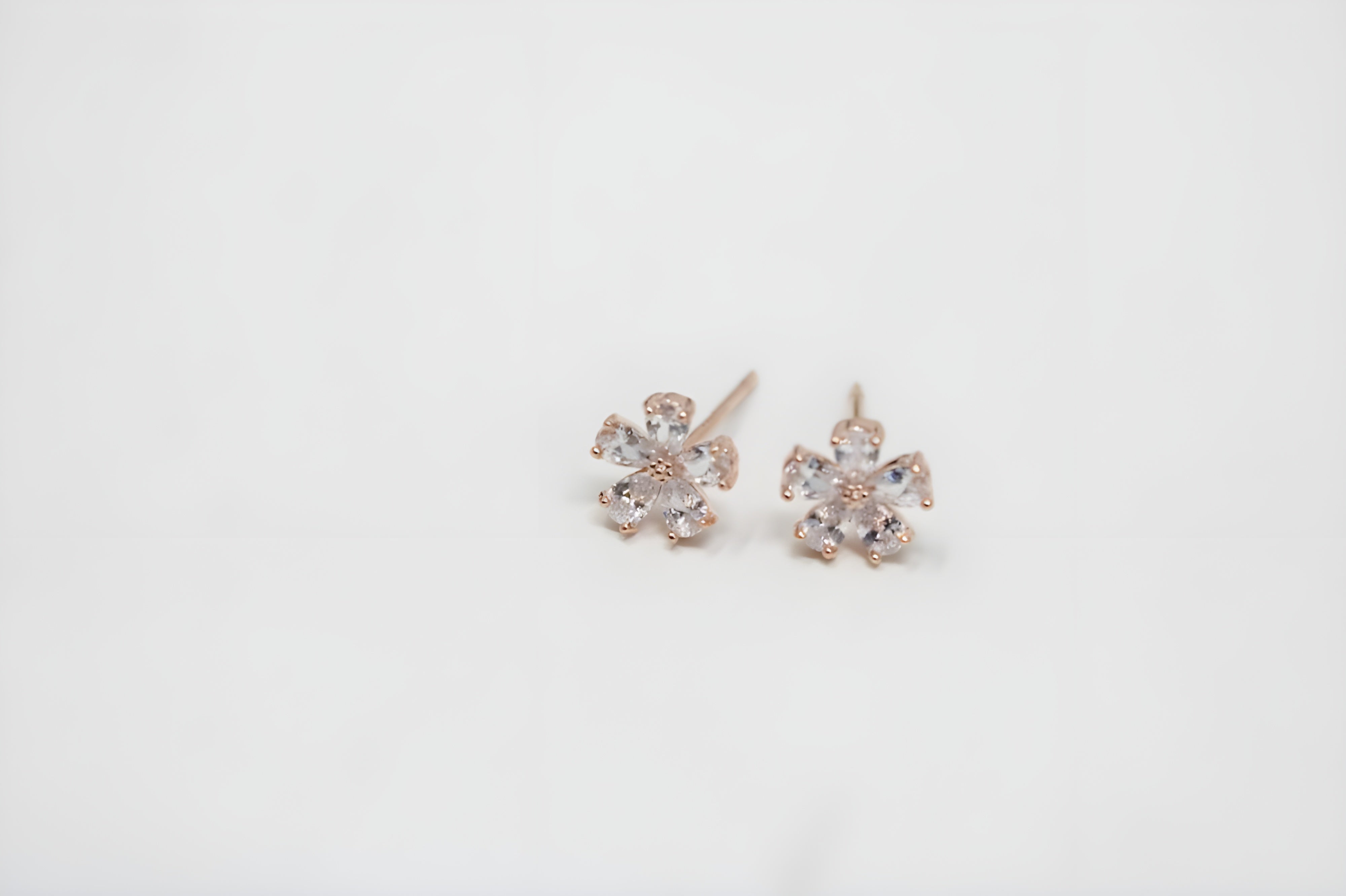 Three-Tone Treat: Rose Gold, Silver & Gold Stud Earring Set