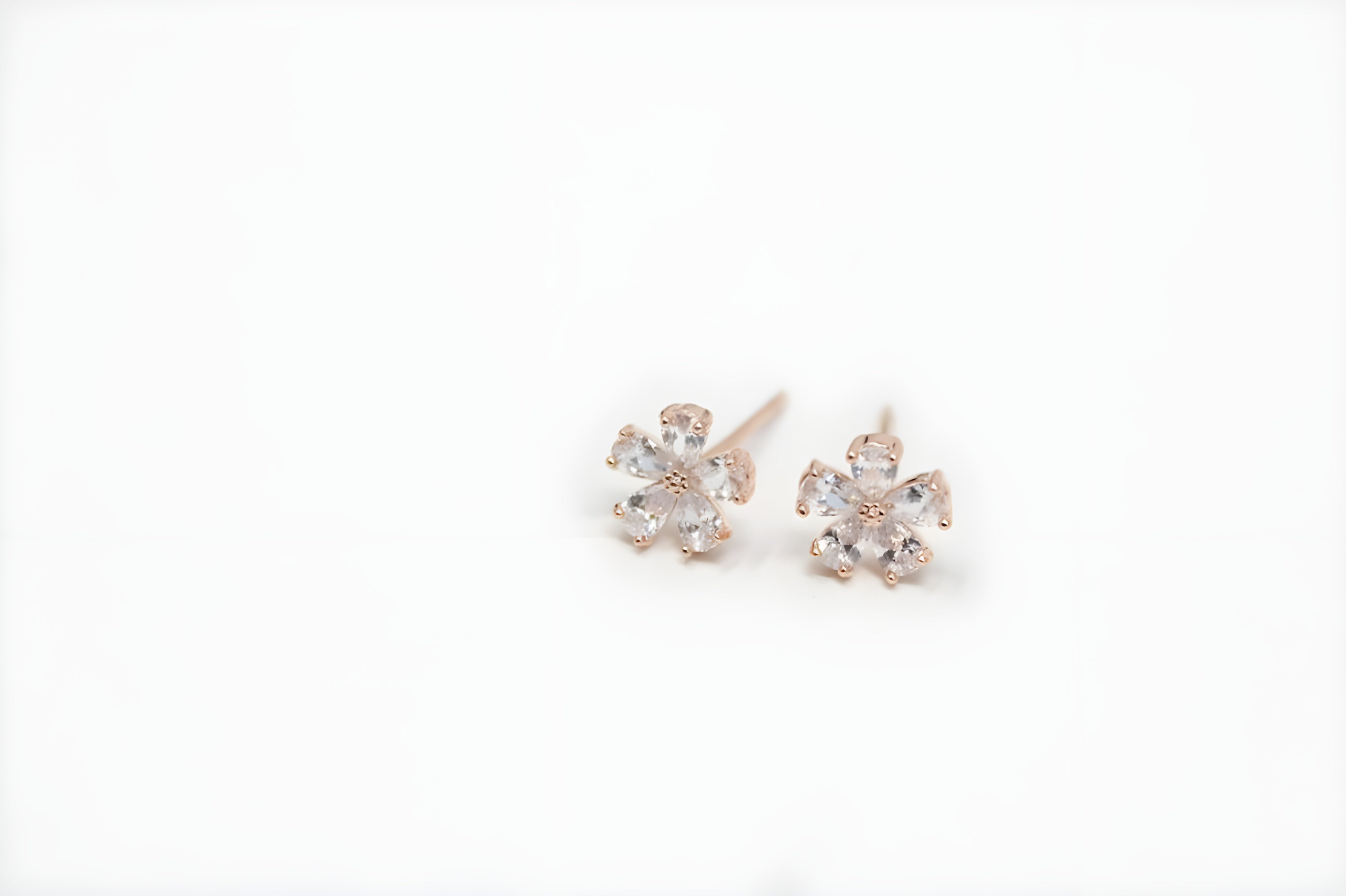 Three-Tone Treat: Rose Gold, Silver & Gold Stud Earring Set