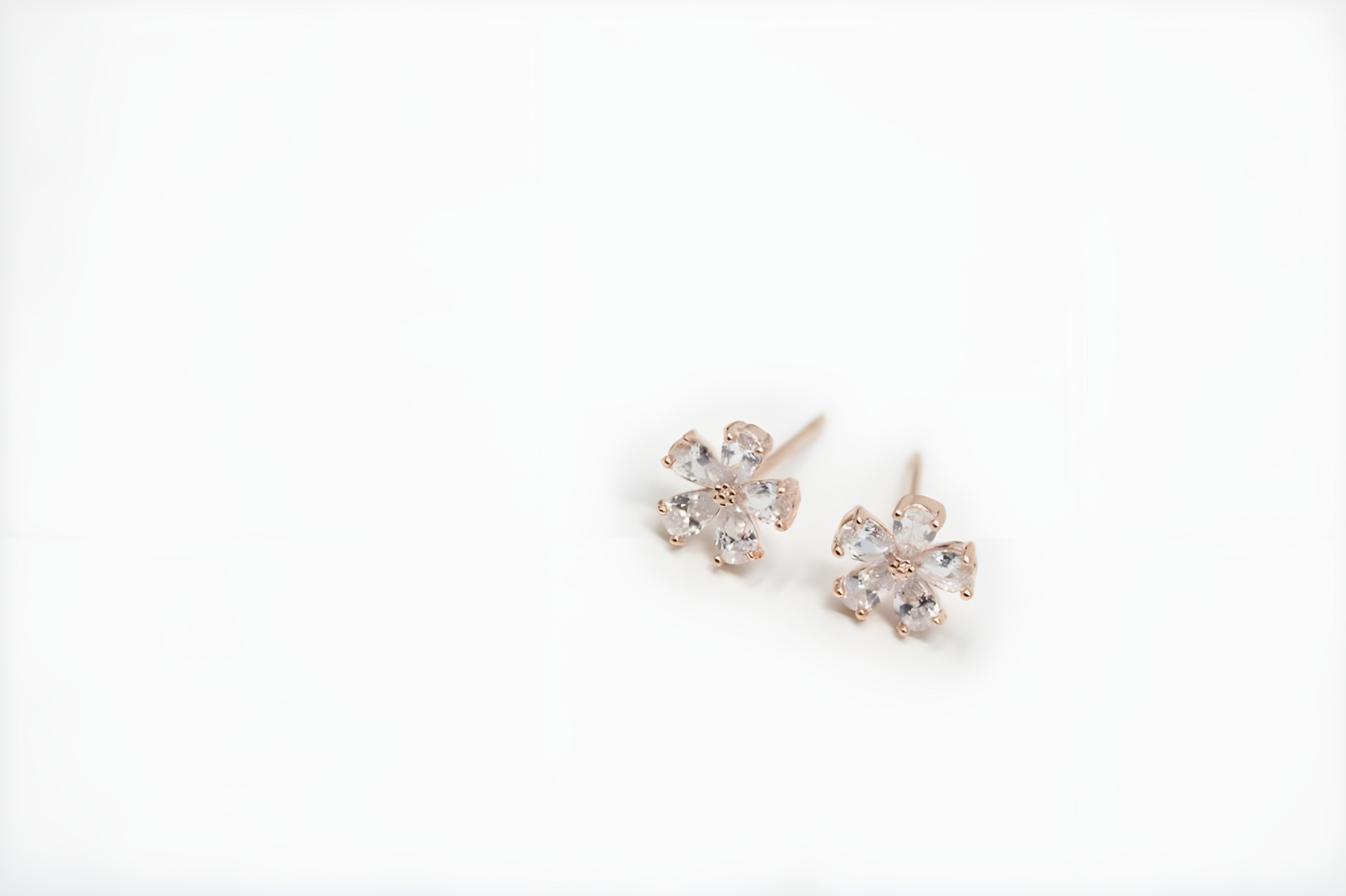 Three-Tone Treat: Rose Gold, Silver & Gold Stud Earring Set