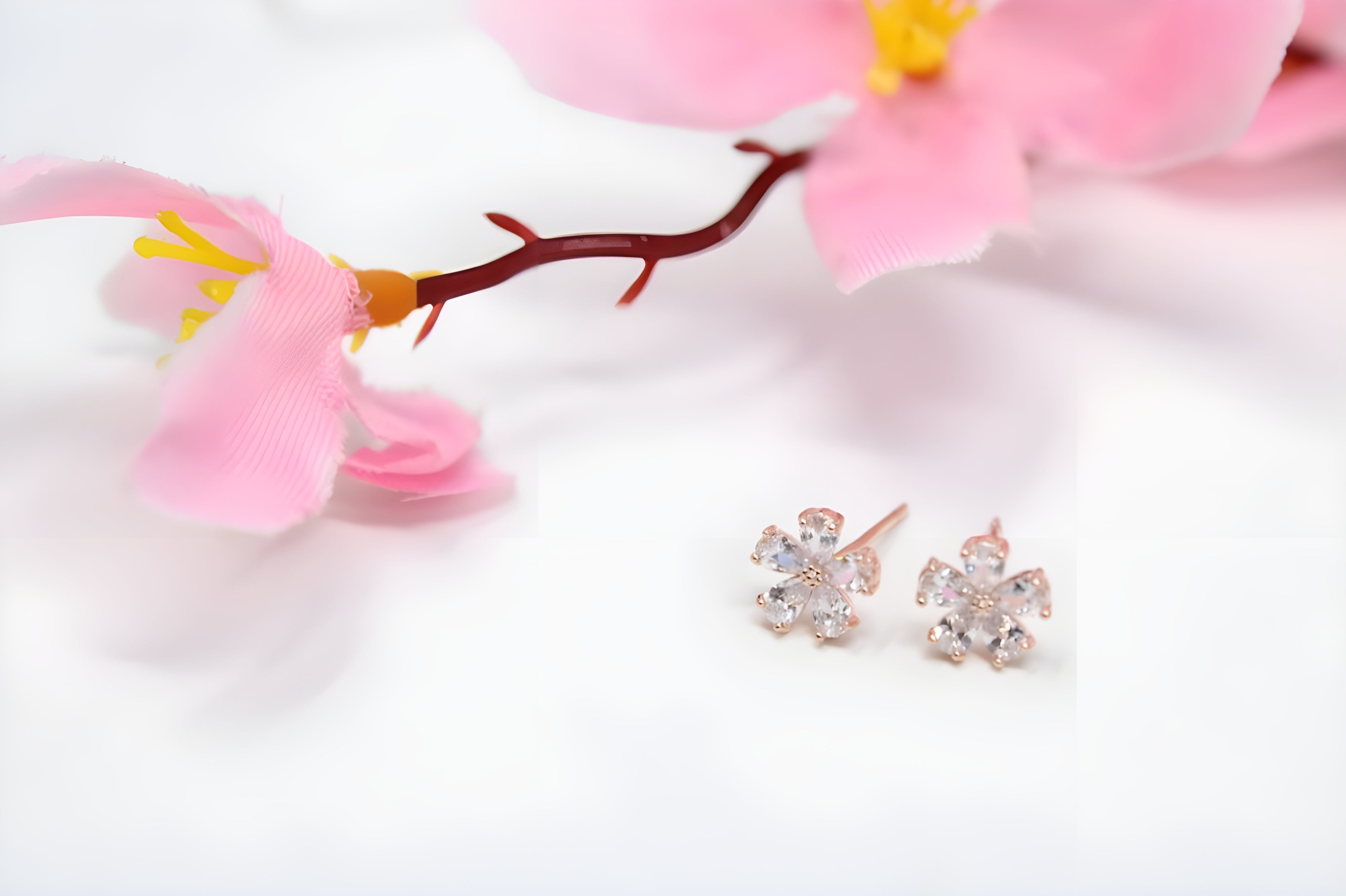 Three-Tone Treat: Rose Gold, Silver & Gold Stud Earring Set