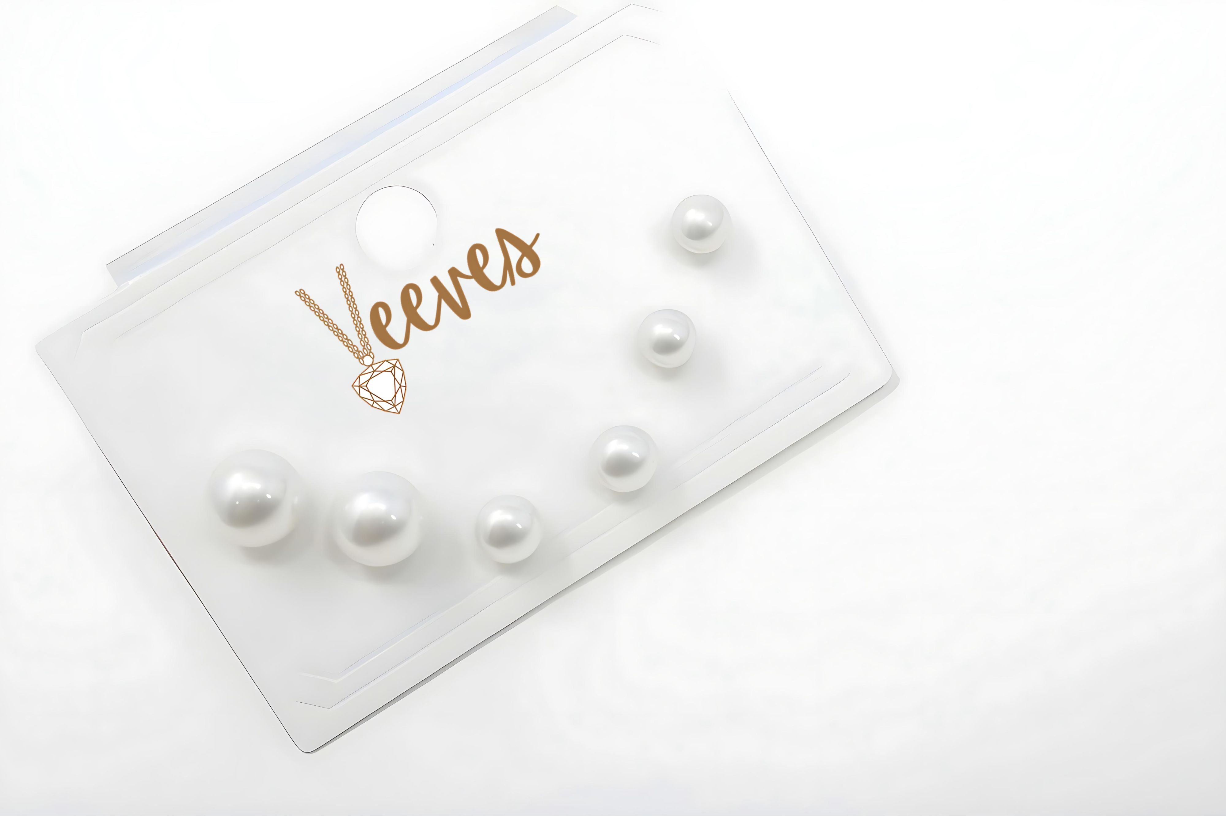 Classic Freshwater Pearl Trio Earring Set