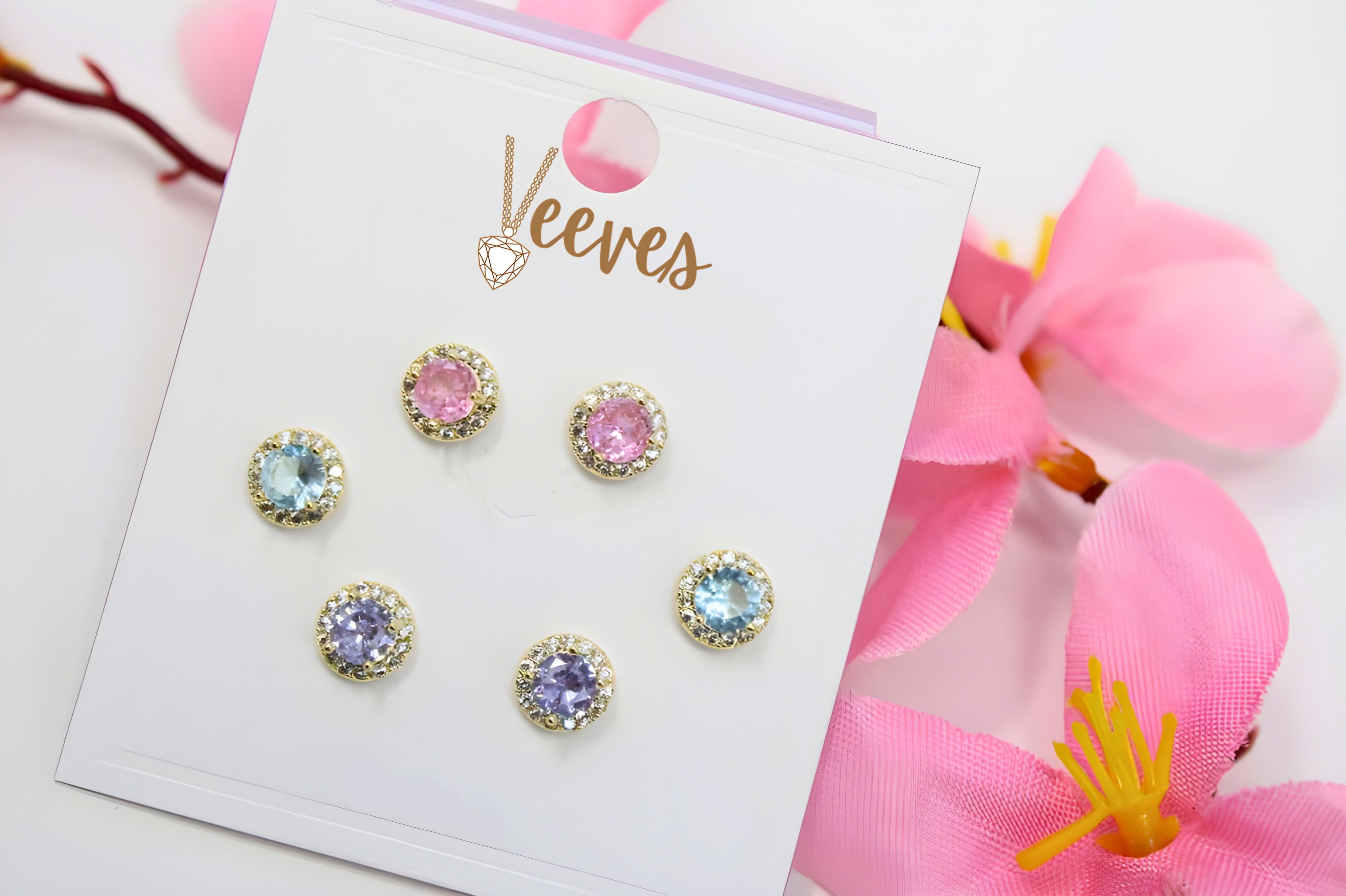 Enchanted Wishes Multicolor Earrings Set