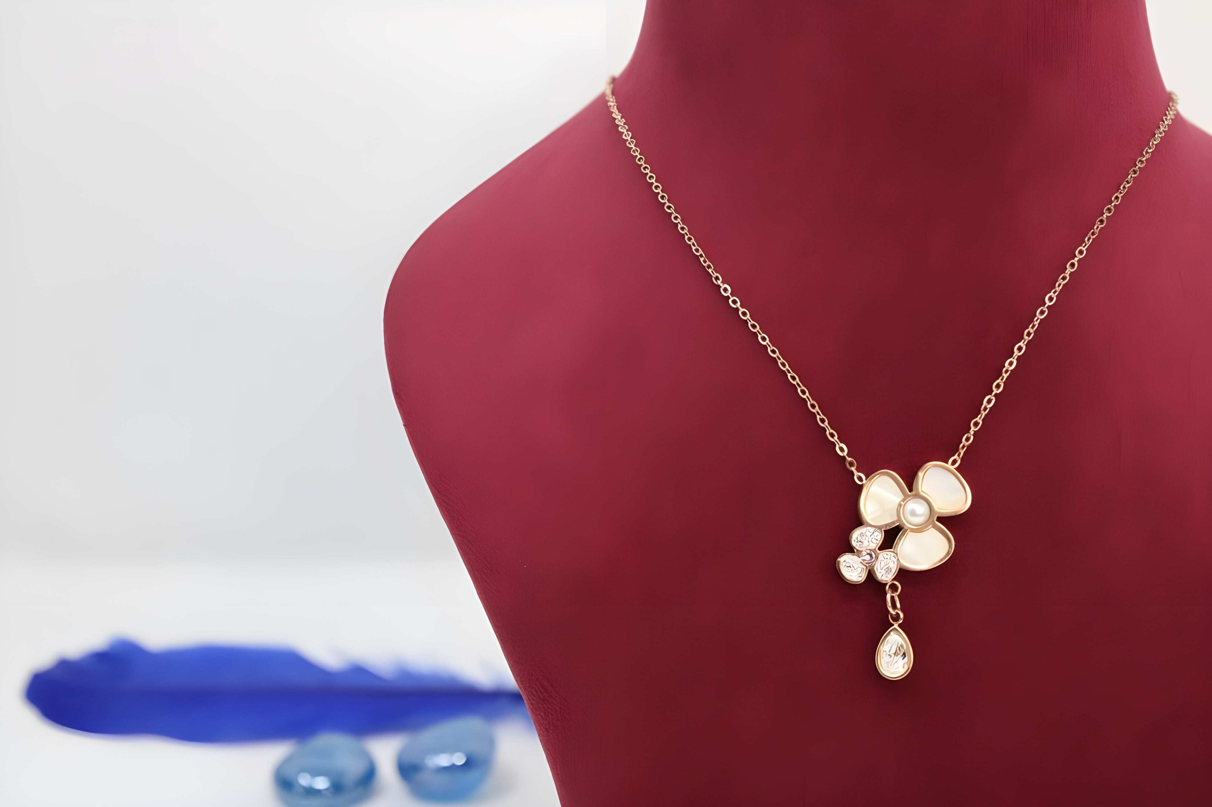 Radiant Blossom Pendant Set