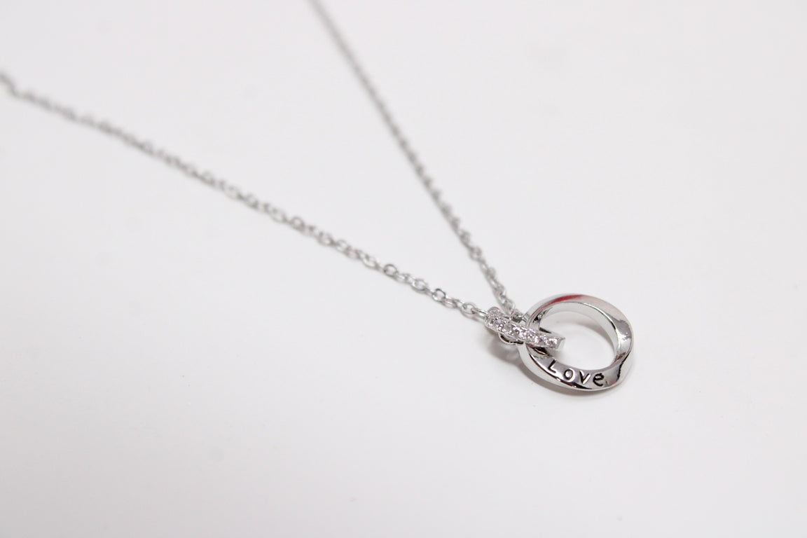 Eternal Love Silver Pendant Set