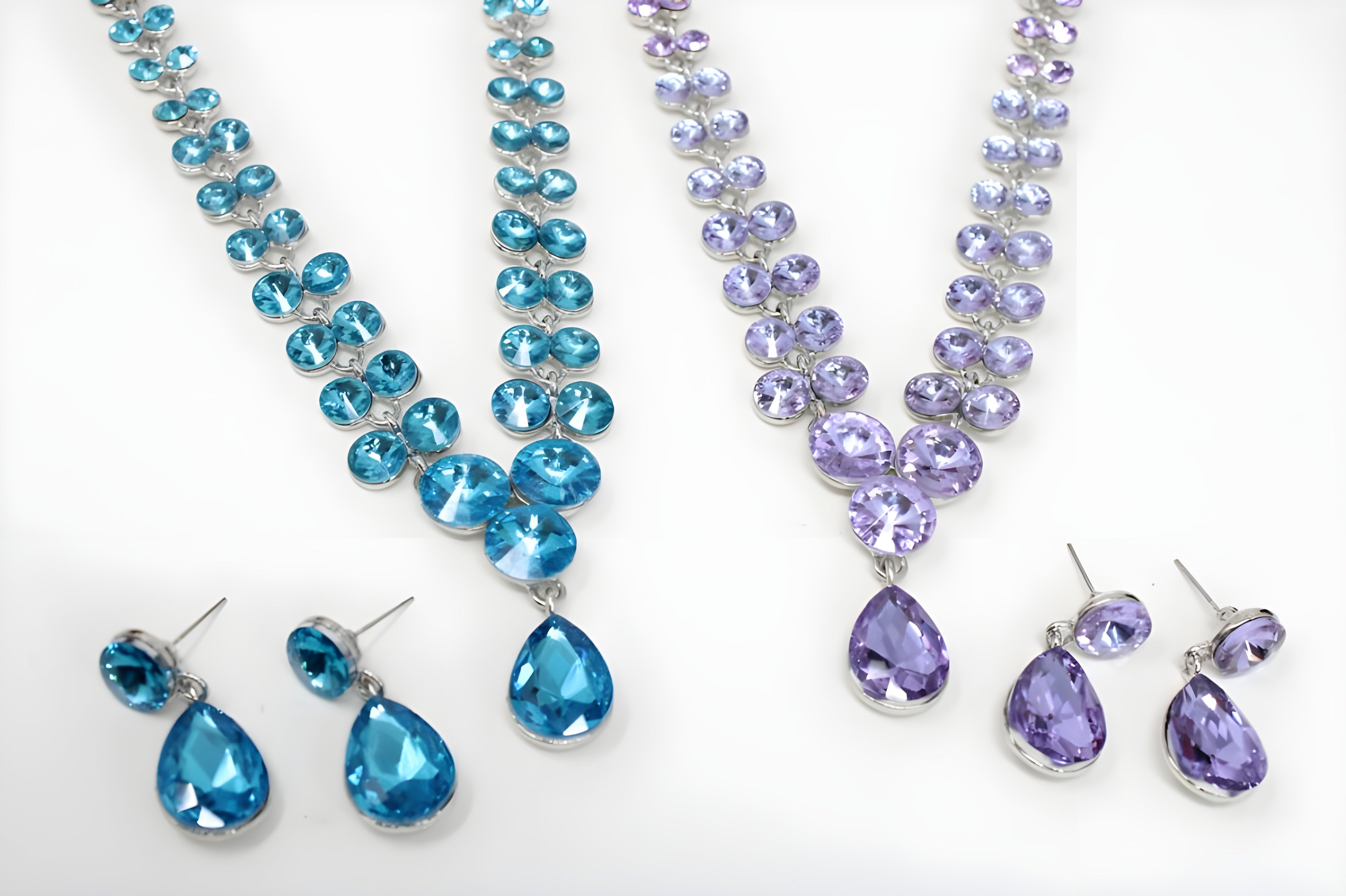 Enchanted Sparkle Drop Necklace Set