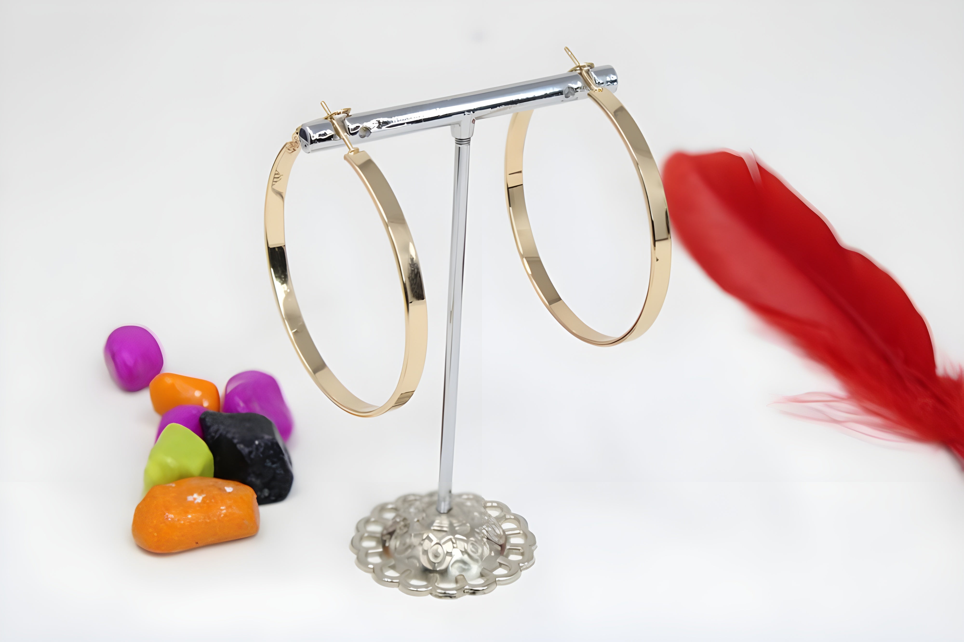 Endless Embrace: Gold Huggie Hoop Earrings