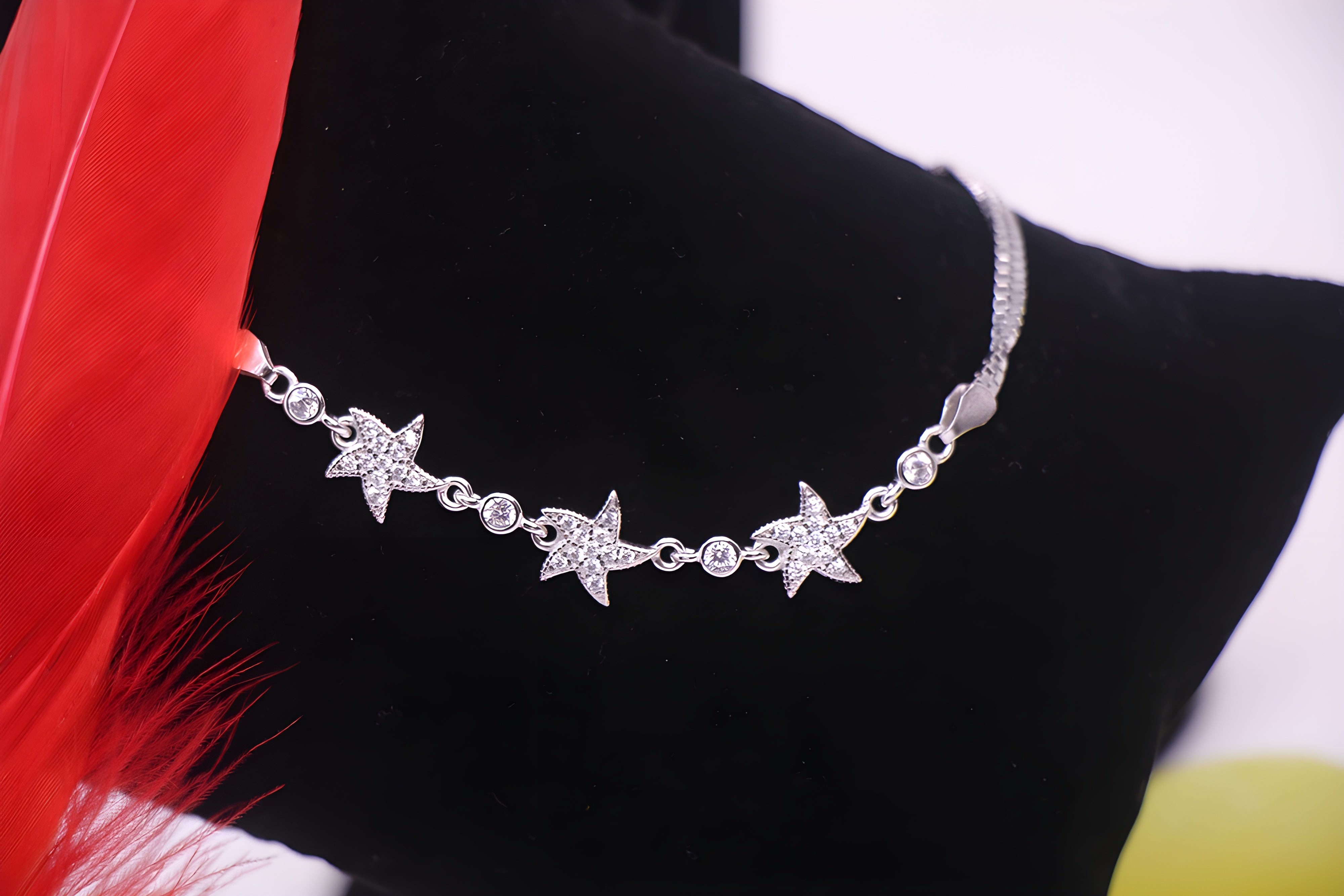 Celestial Sparkle VeeLux Premium Crystal Star Bracelet