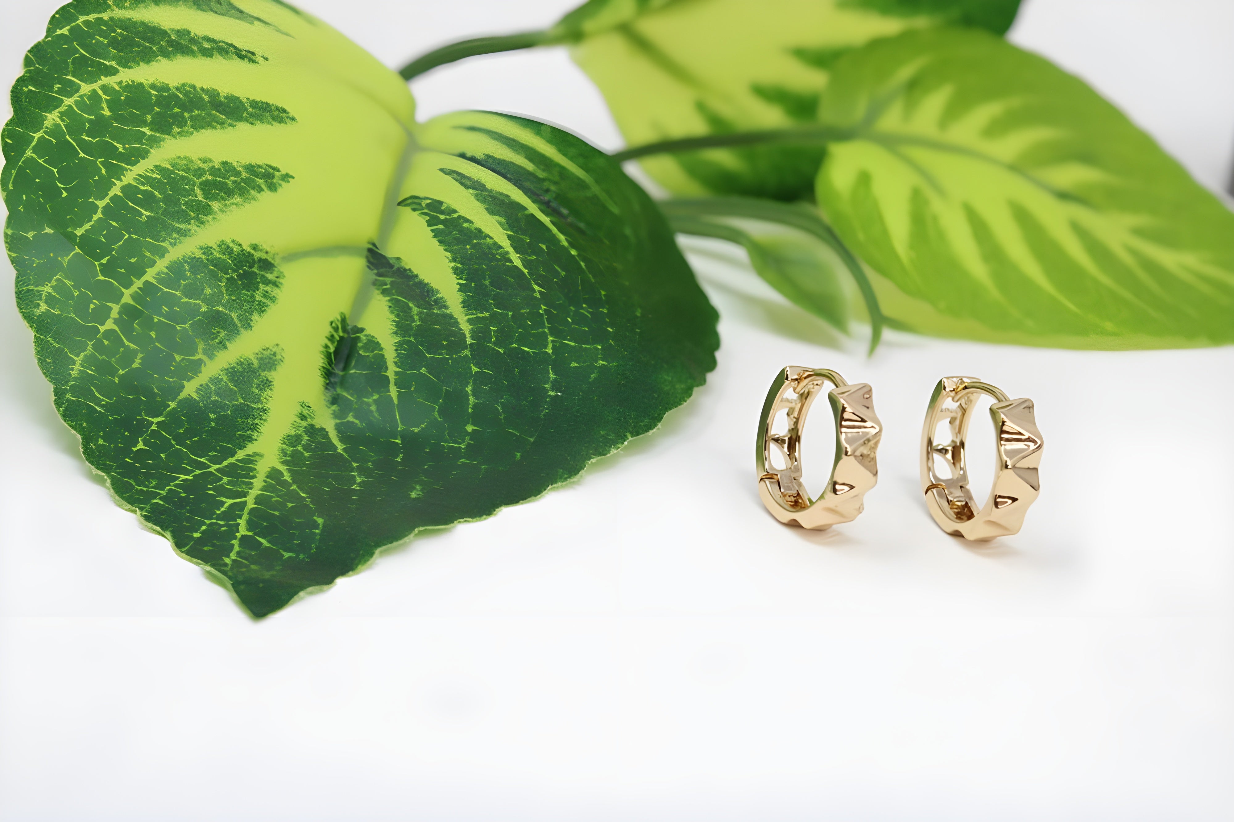 Luxe Aurum Hoop Earrings