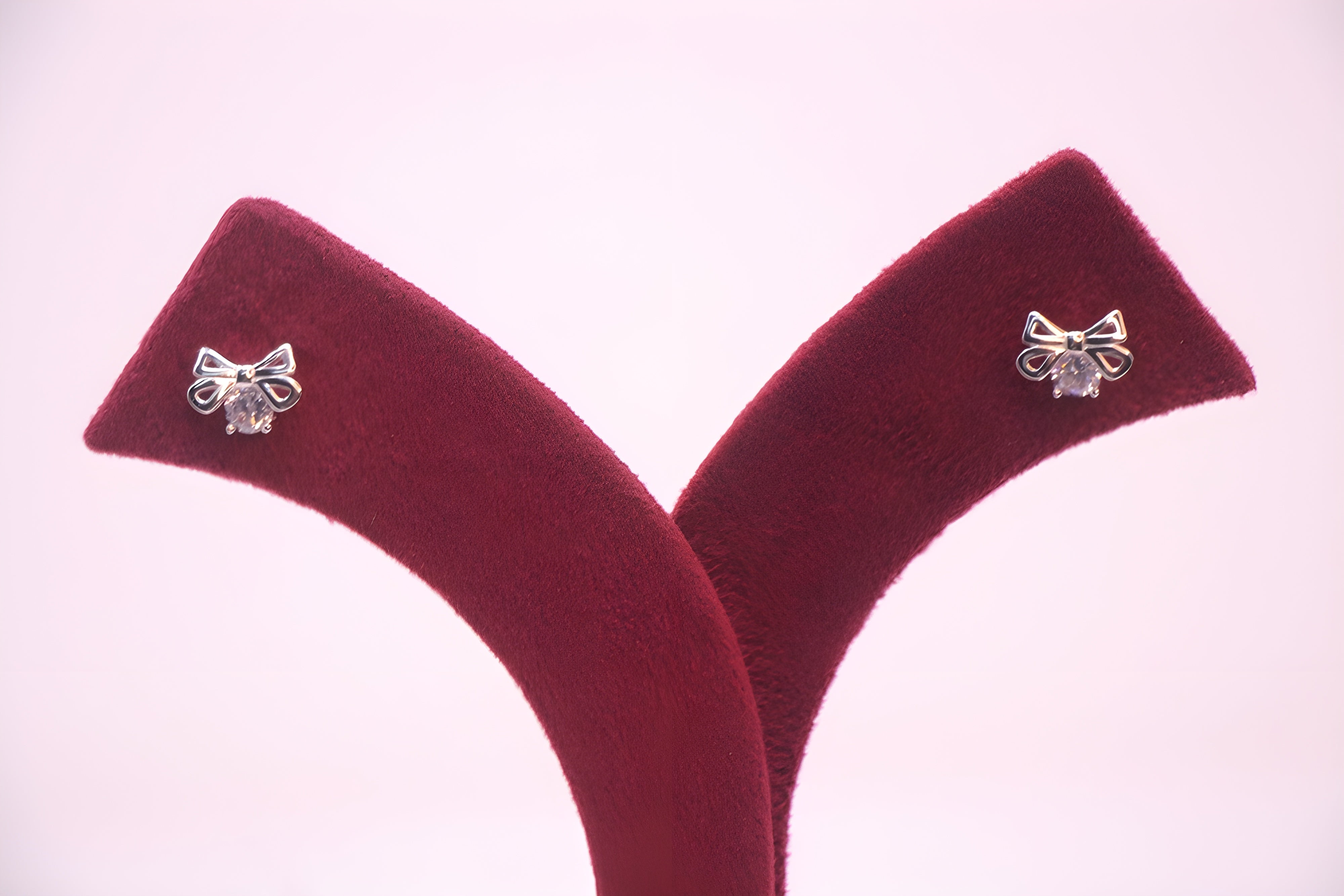 Sterling Silver Swarovski Crystal Sleek  Earrings