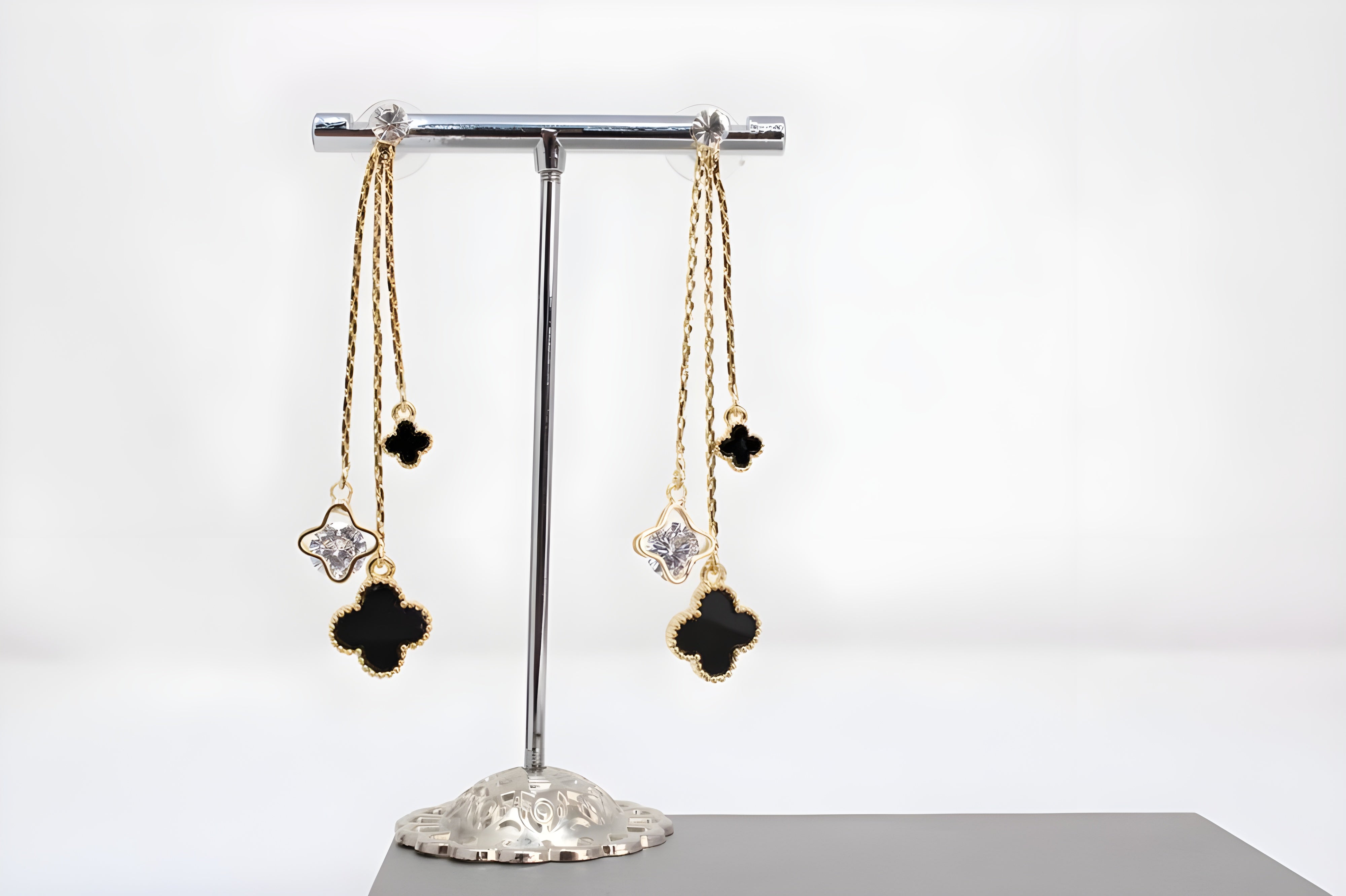 Radiant Moonlight Petal Earrings