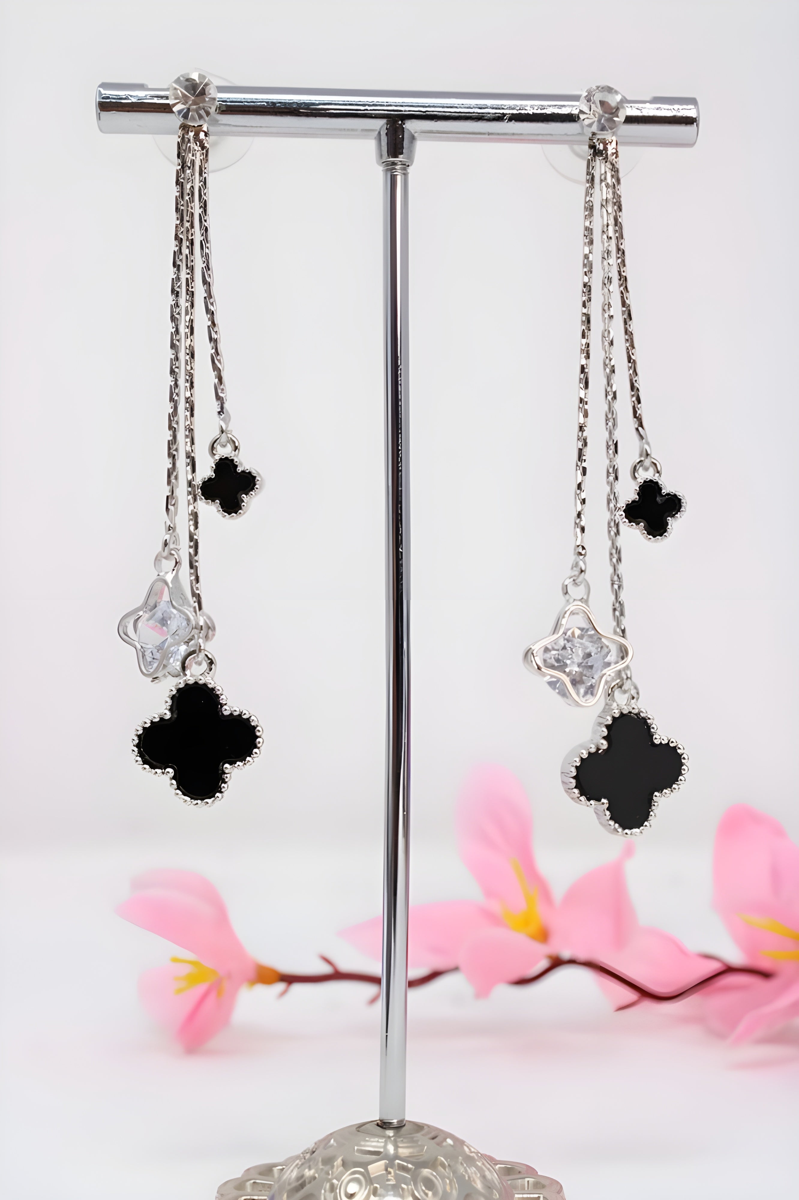 Radiant Moonlight Petal Earrings