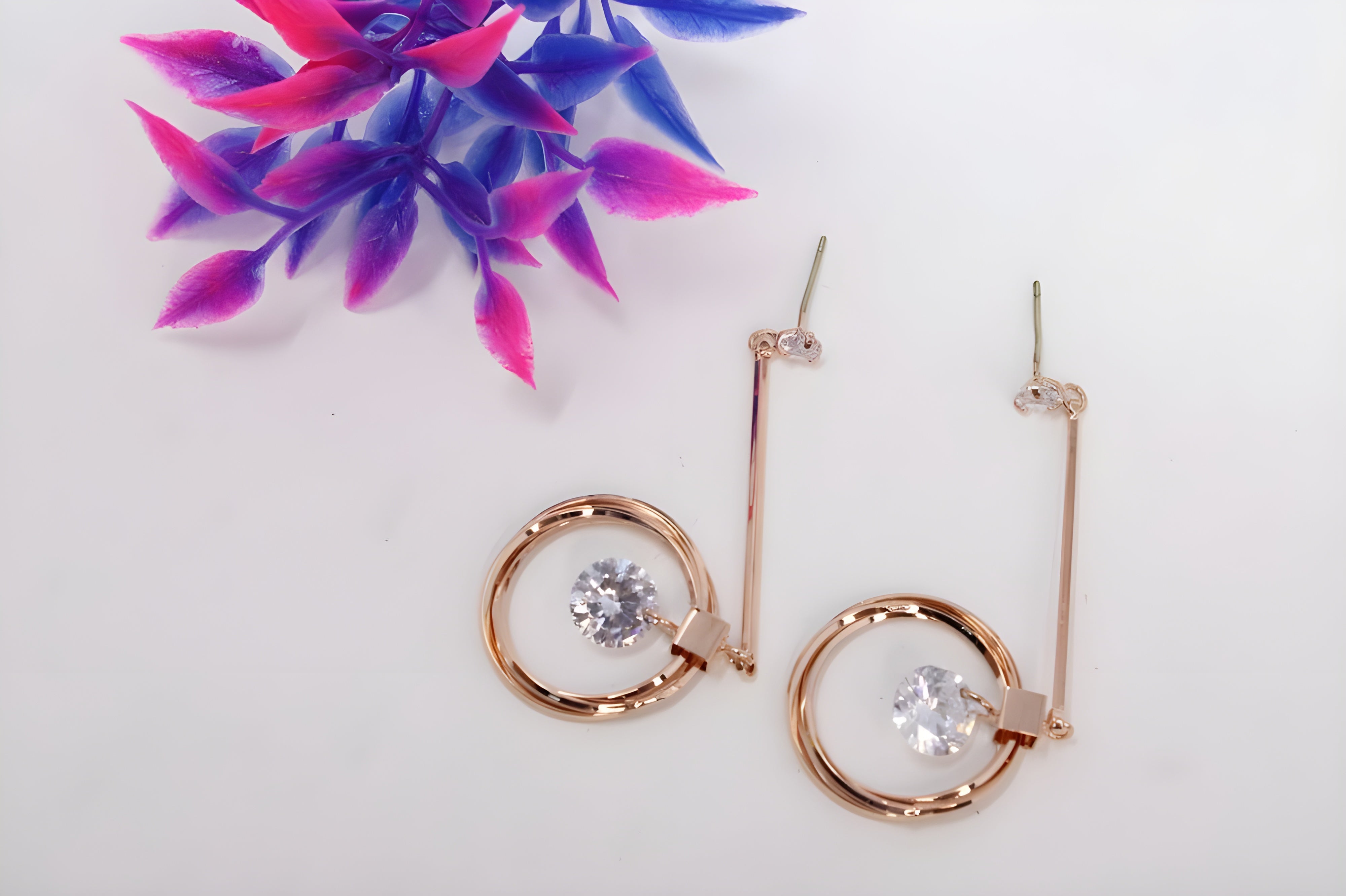 Celestial Droplets: Halo Earrings