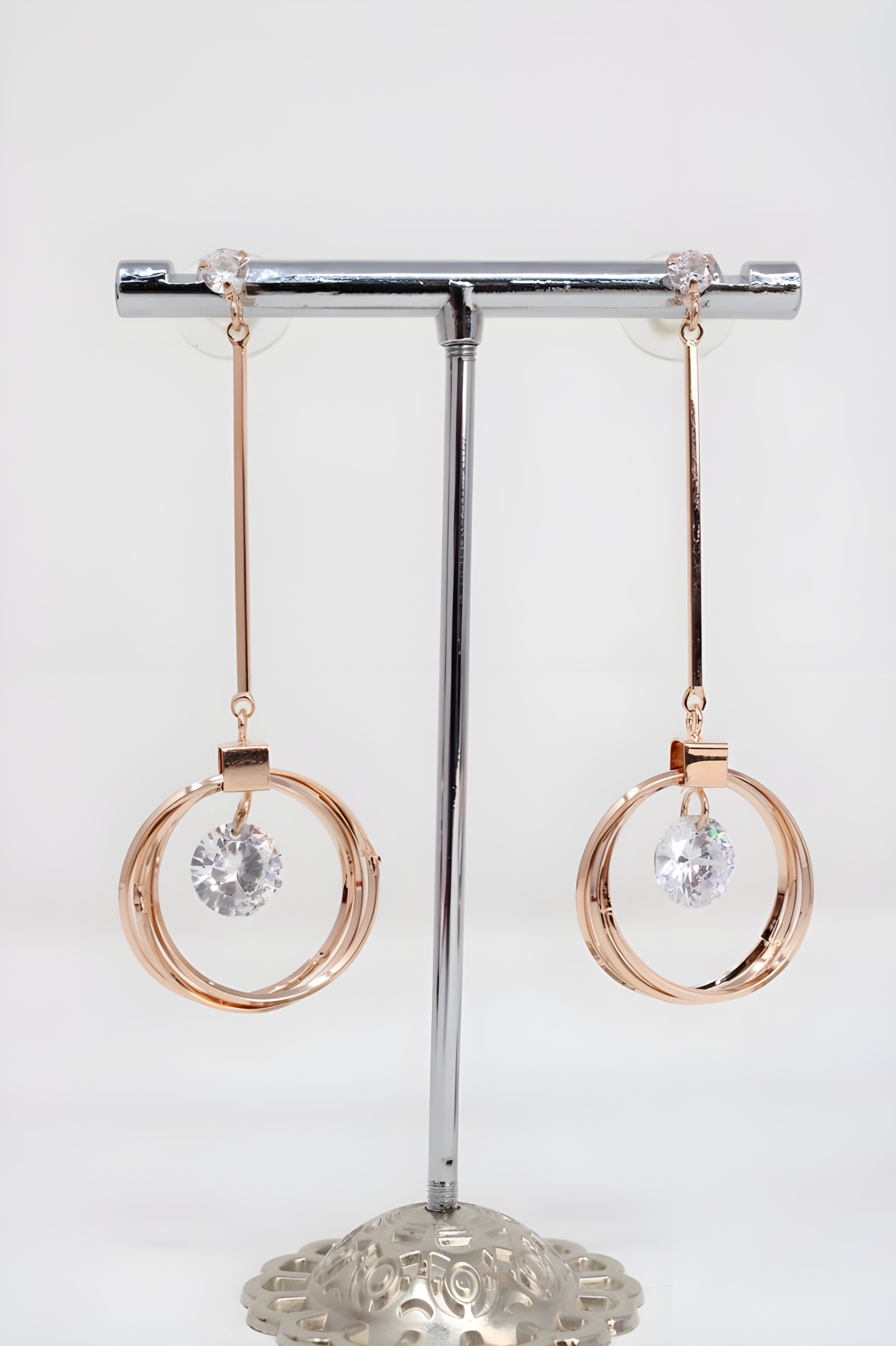 Celestial Droplets: Halo Earrings