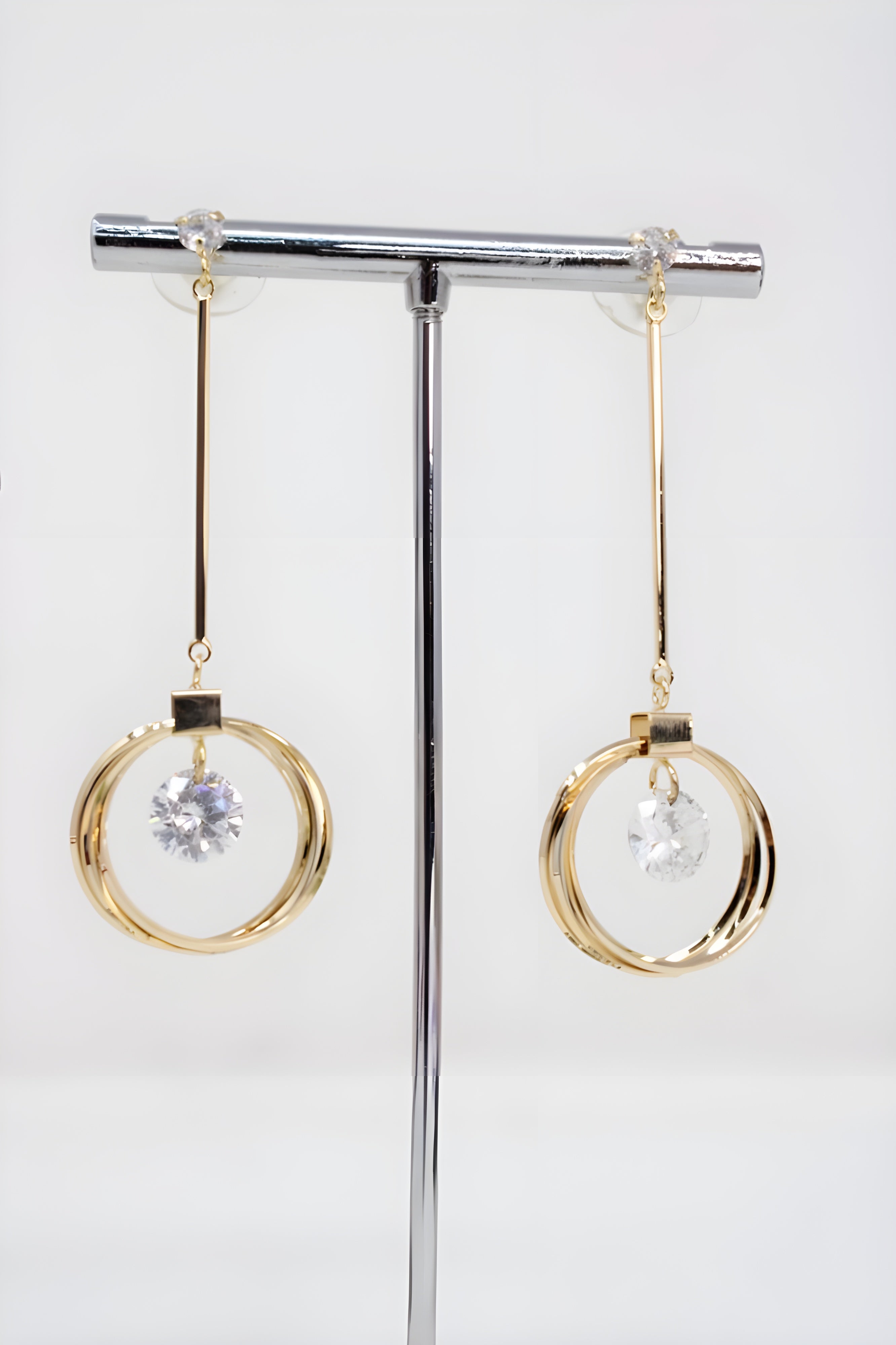 Celestial Droplets: Halo Earrings