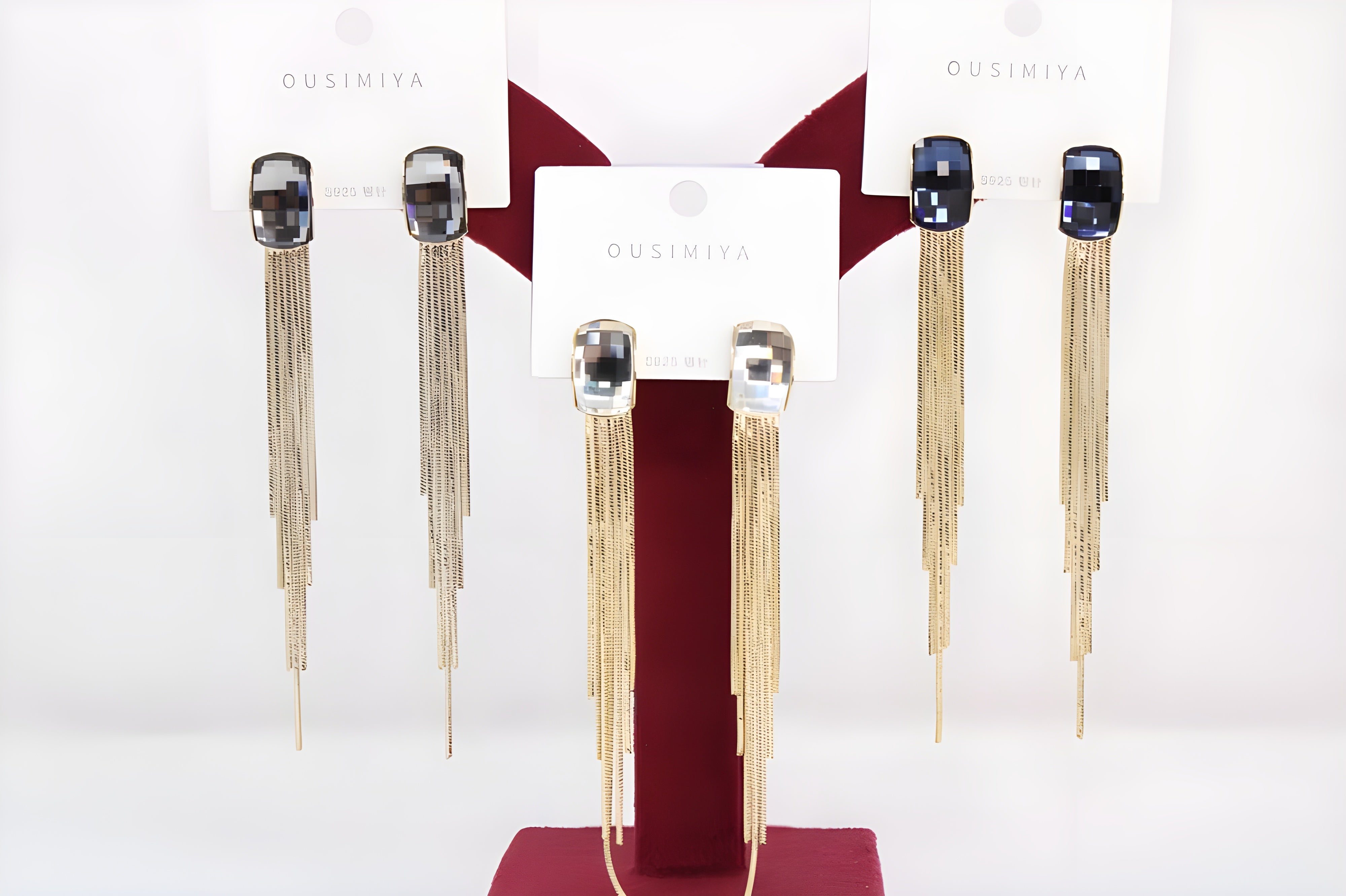 Sparkling Fringe Diamond Earrings