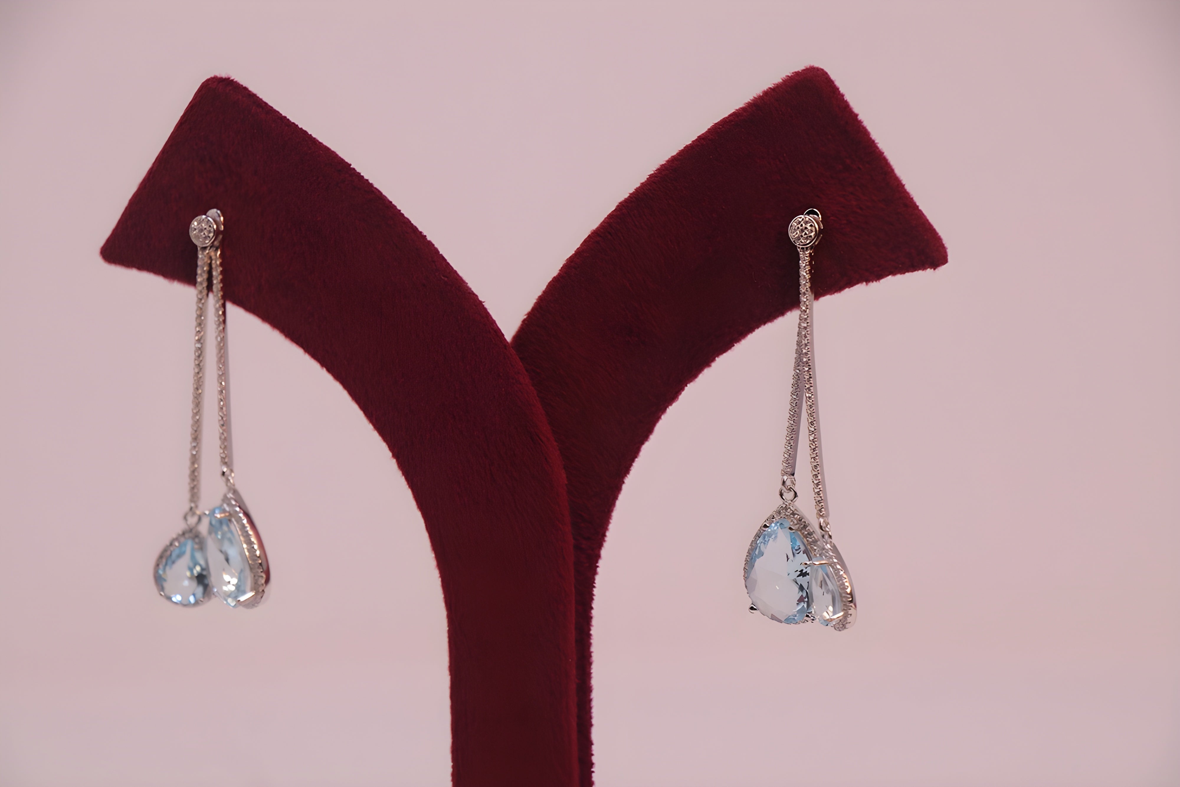 Sapphire Serenity Sterling Silver Earrings