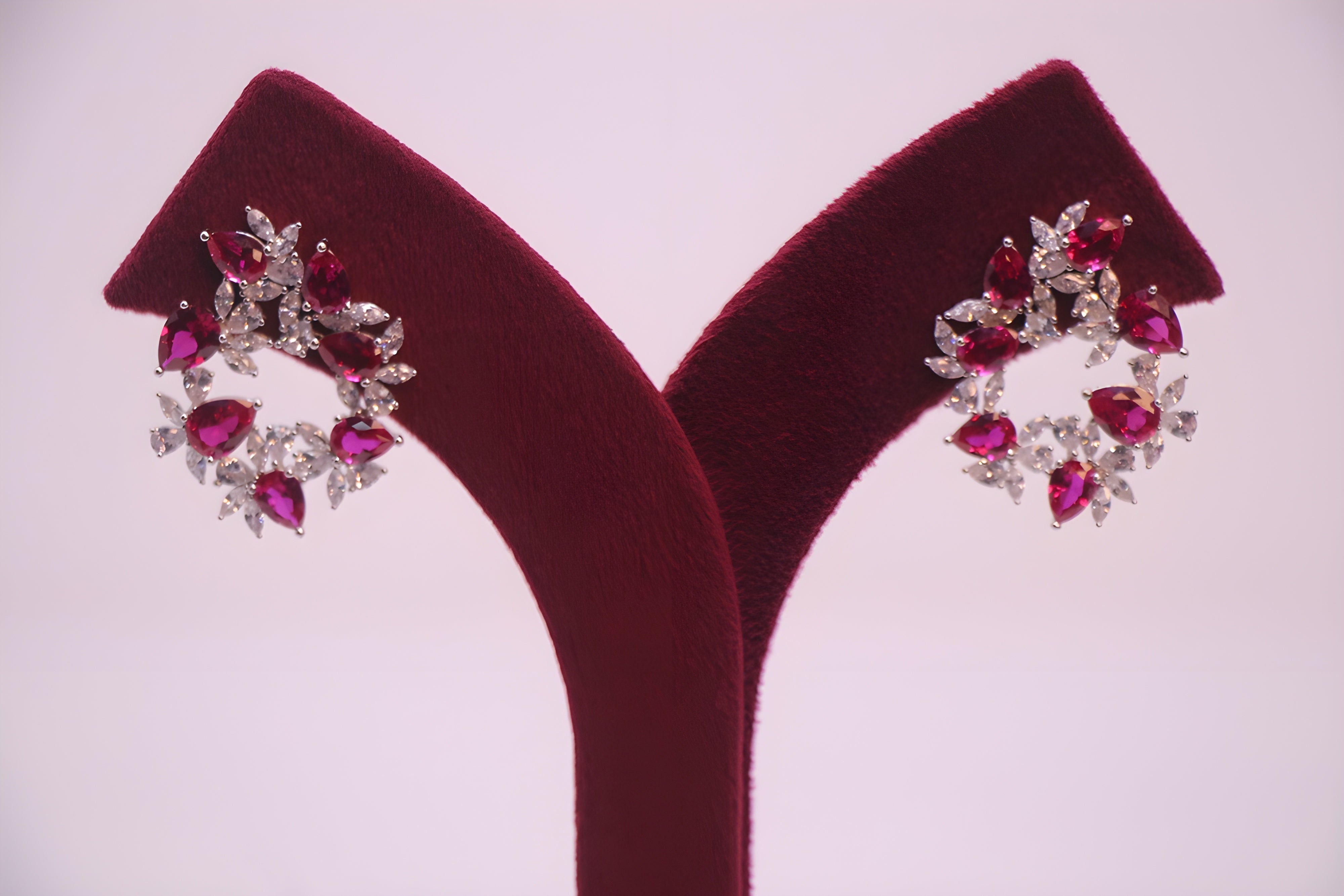 Golden Blossom Swarovski Crystal Earrings