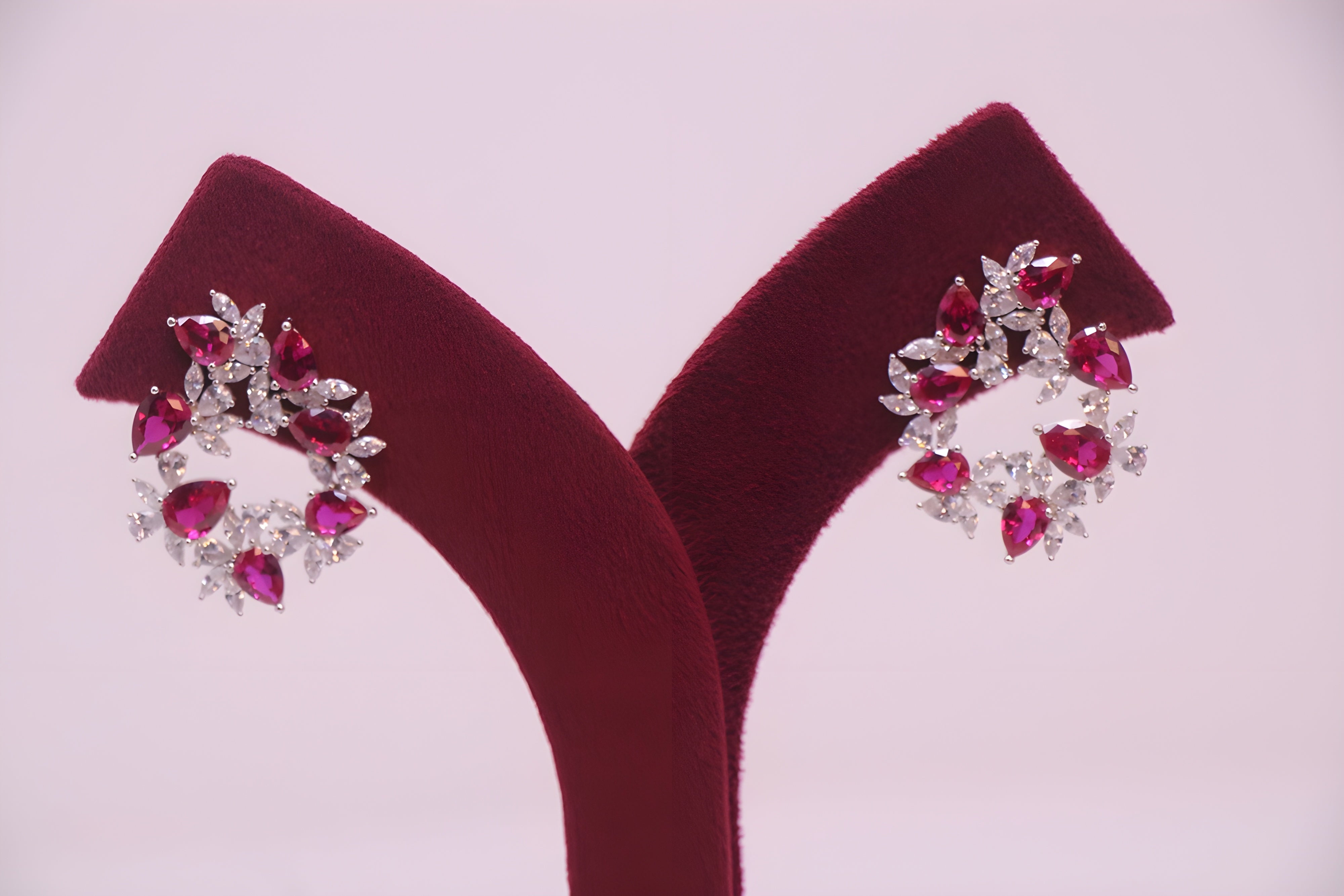 Golden Blossom Swarovski Crystal Earrings