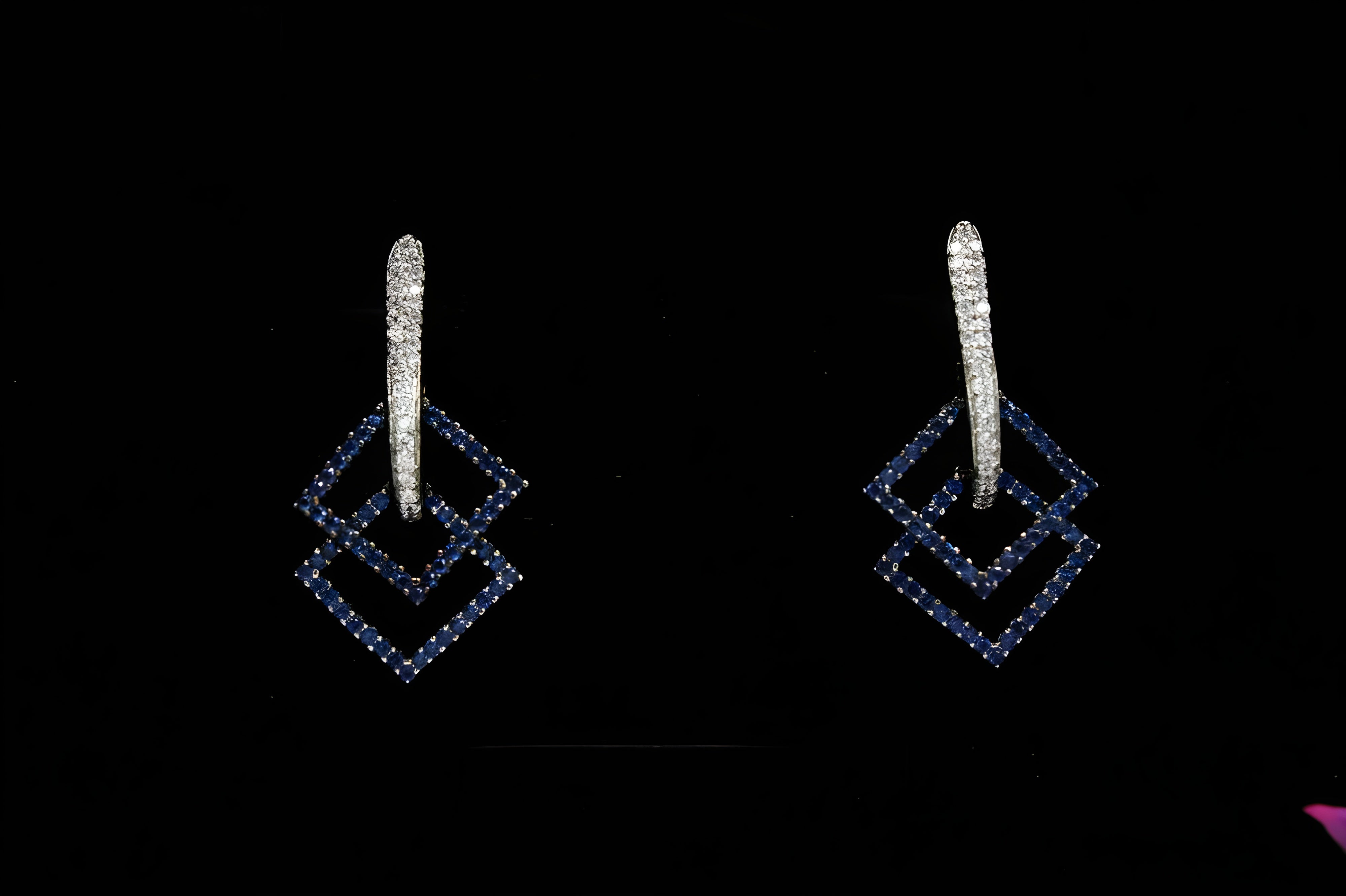 Prism Glitz Square Earrings