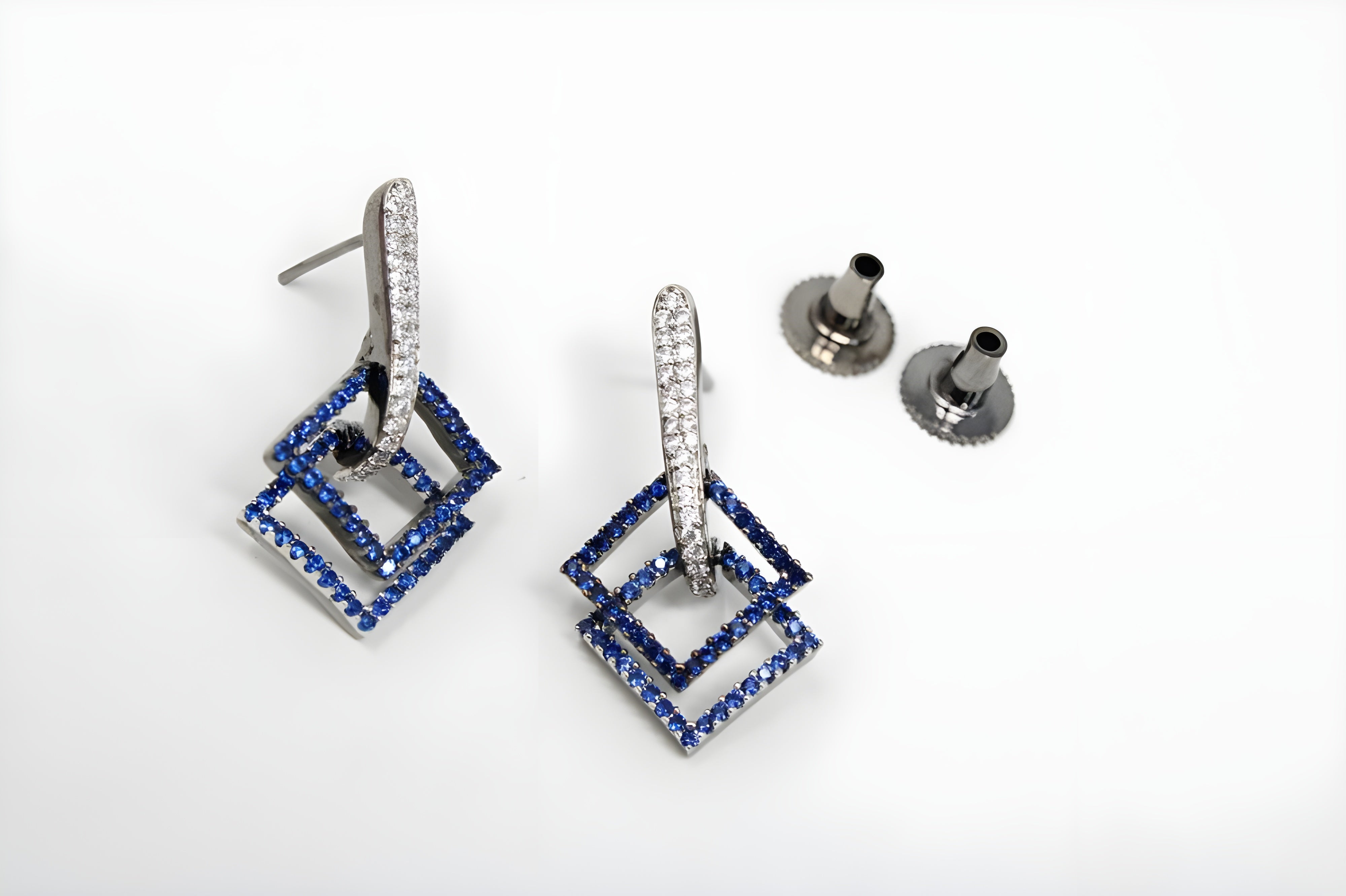 Prism Glitz Square Earrings