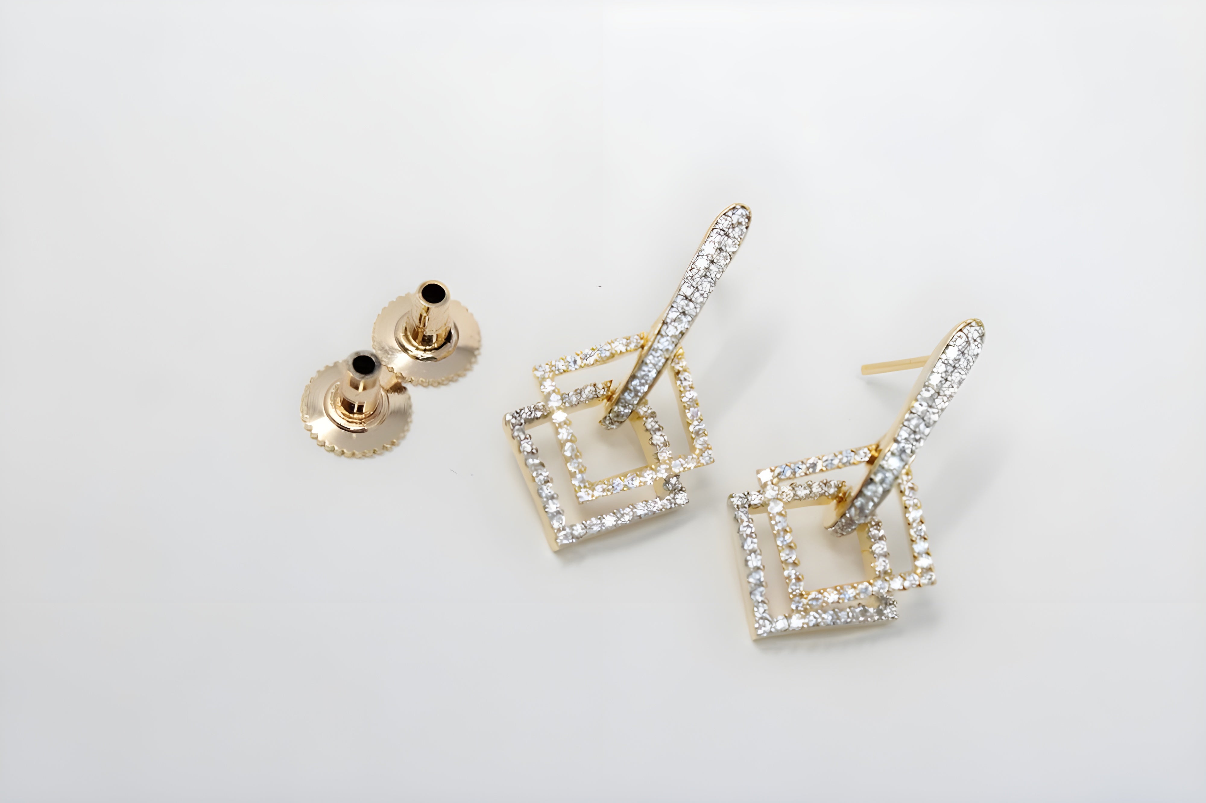 Prism Glitz Square Earrings