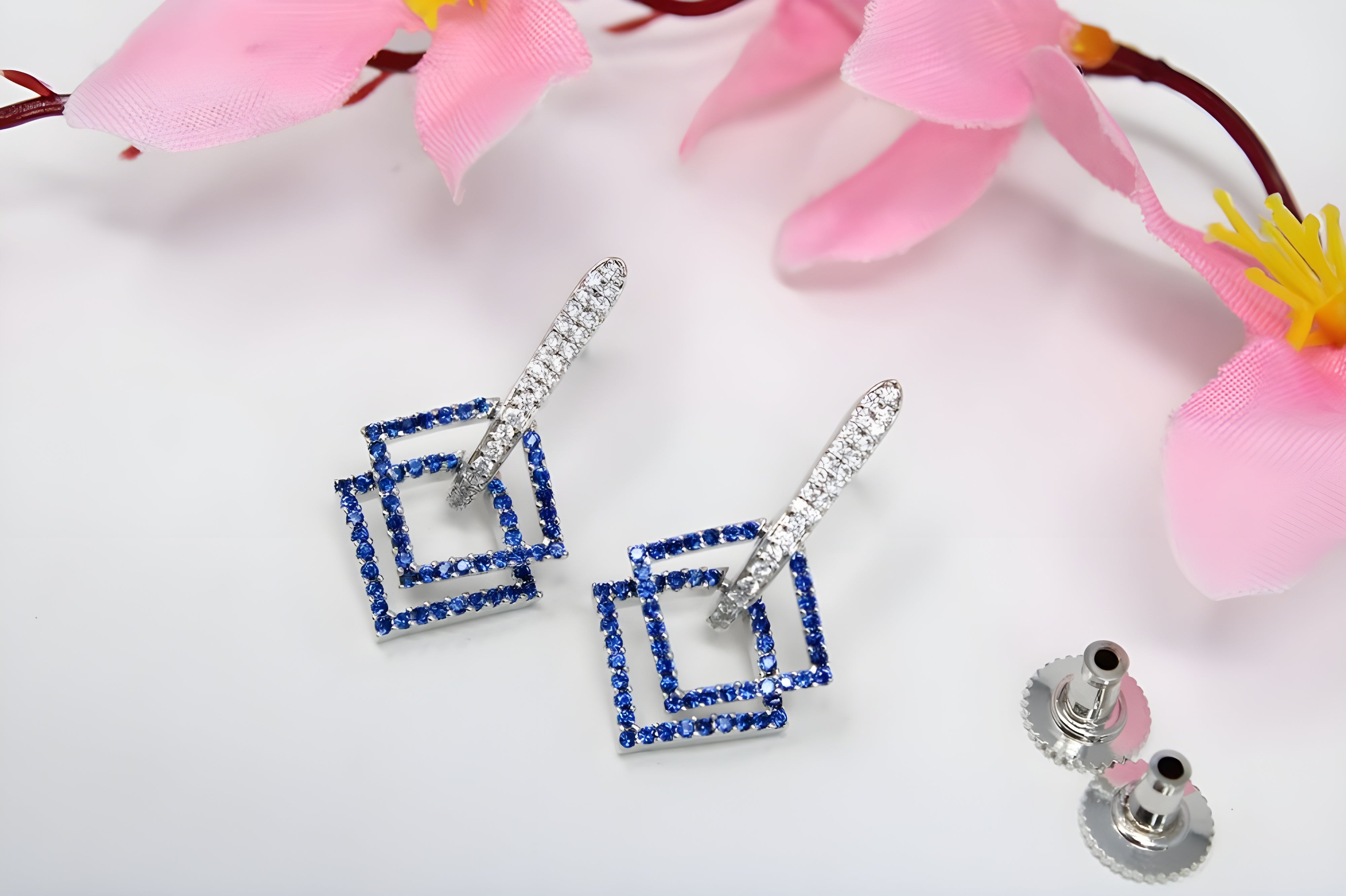 Prism Glitz Square Earrings